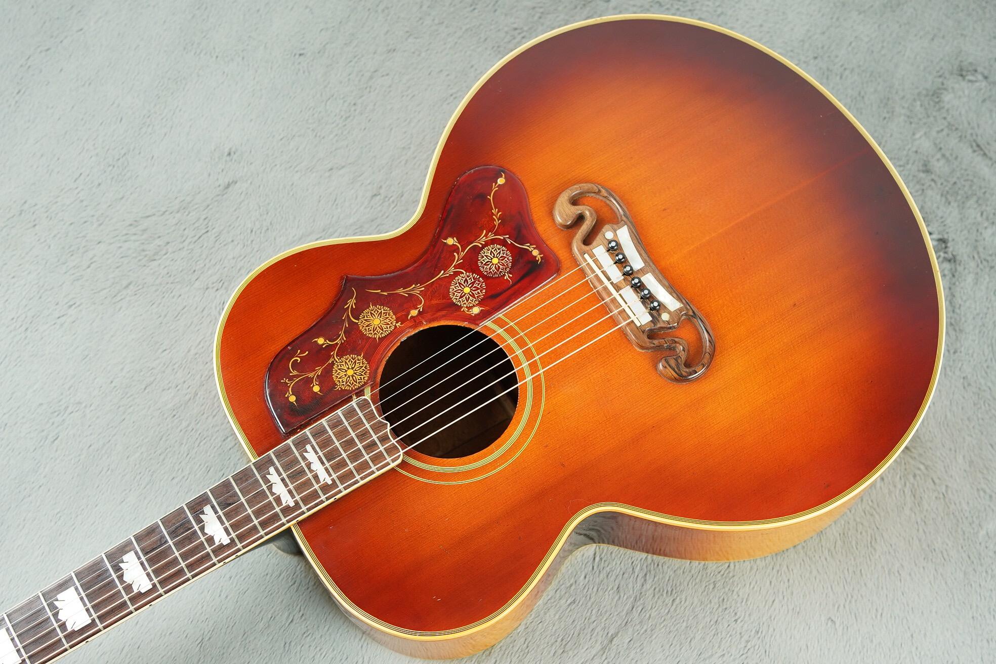 1955 Gibson J-200, Sunburst + OHSC - Image 11