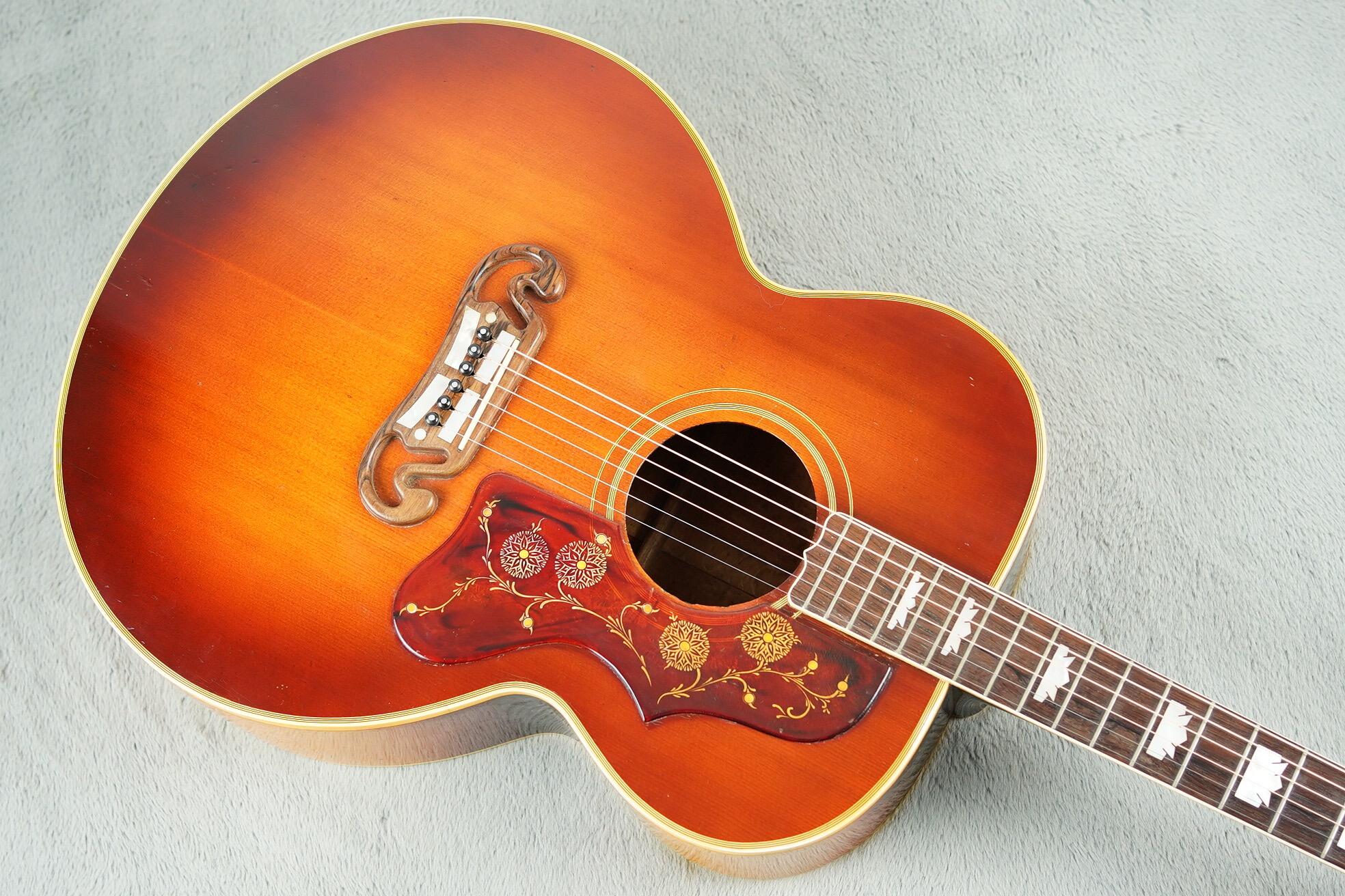 1955 Gibson J-200, Sunburst + OHSC - Image 9