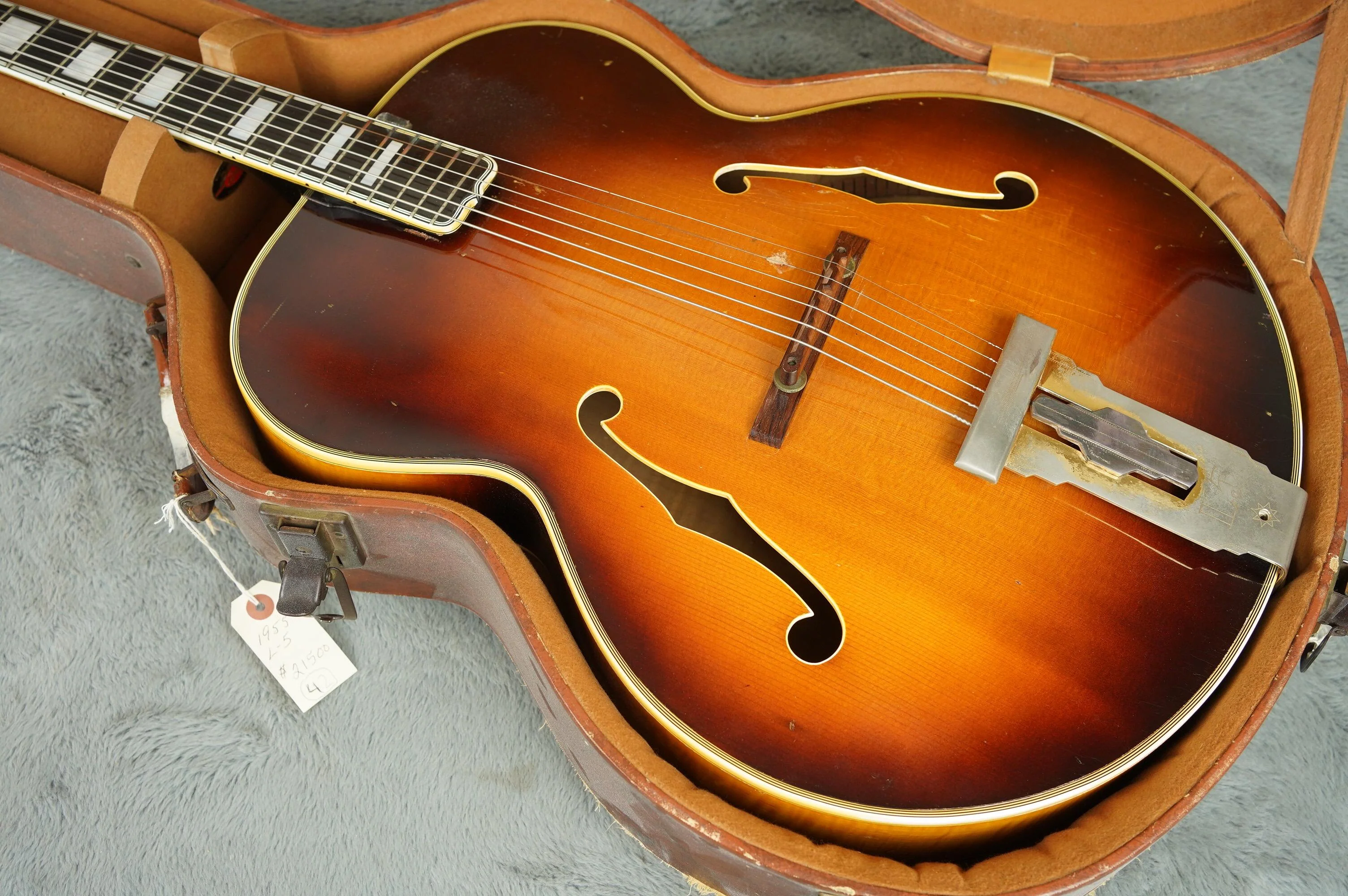 1955 Gibson L-5 + OHSC - Bernie Marsden Collection - Image 3