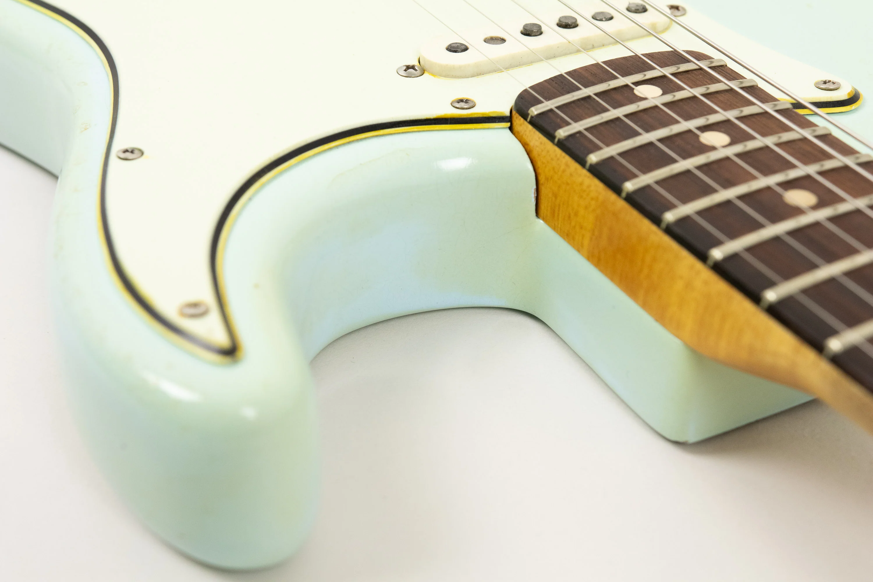 1962 Fender Stratocaster, Sonic Blue Refin - Image 11