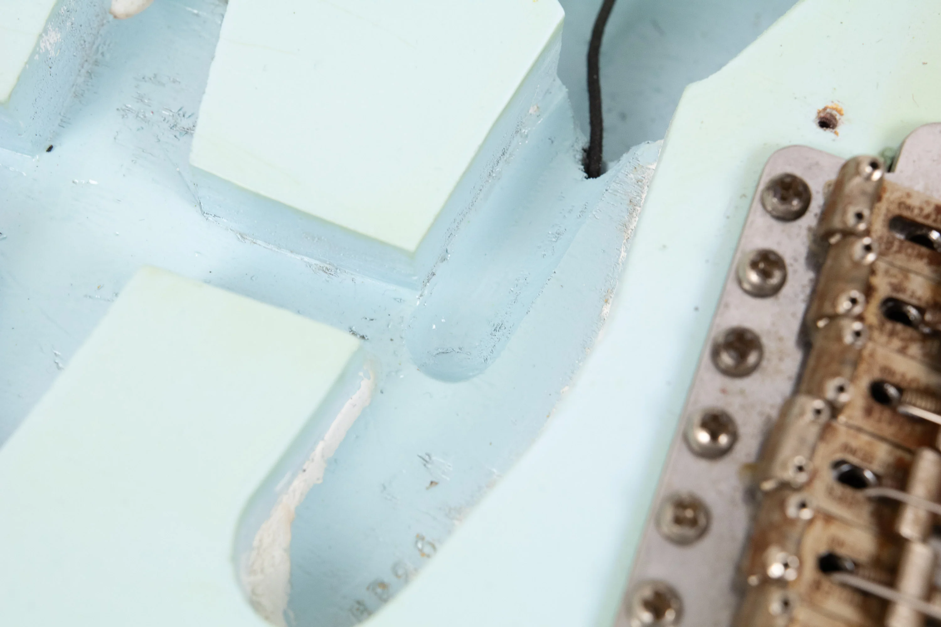 1962 Fender Stratocaster, Sonic Blue Refin - Image 33