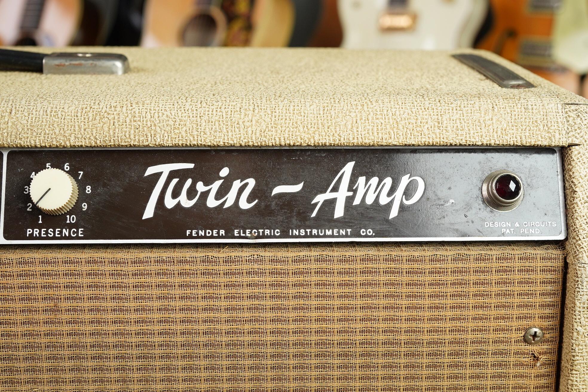 1962 Fender Twin Amp, White Tolex - Image 10