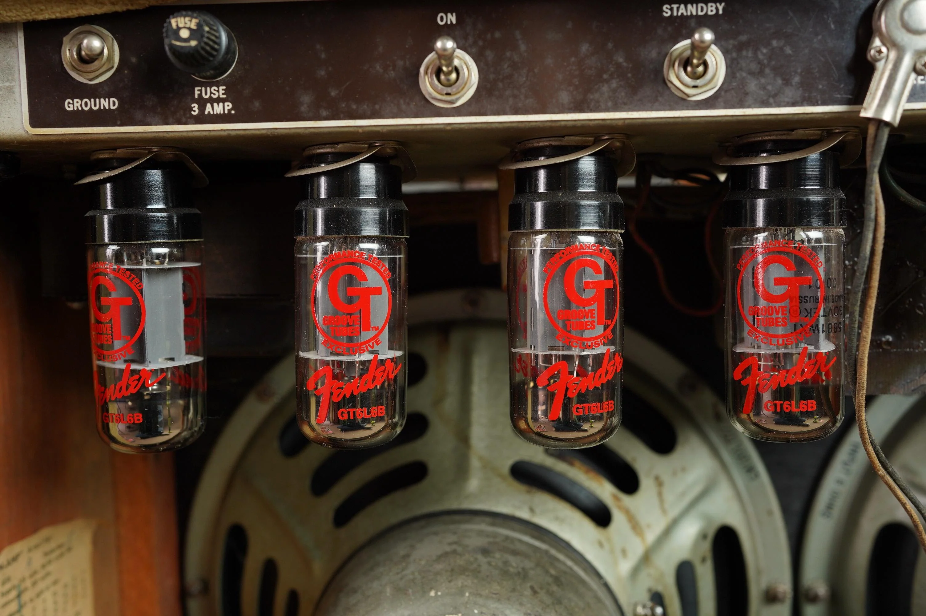 1962 Fender Twin Amp, White Tolex - Image 18
