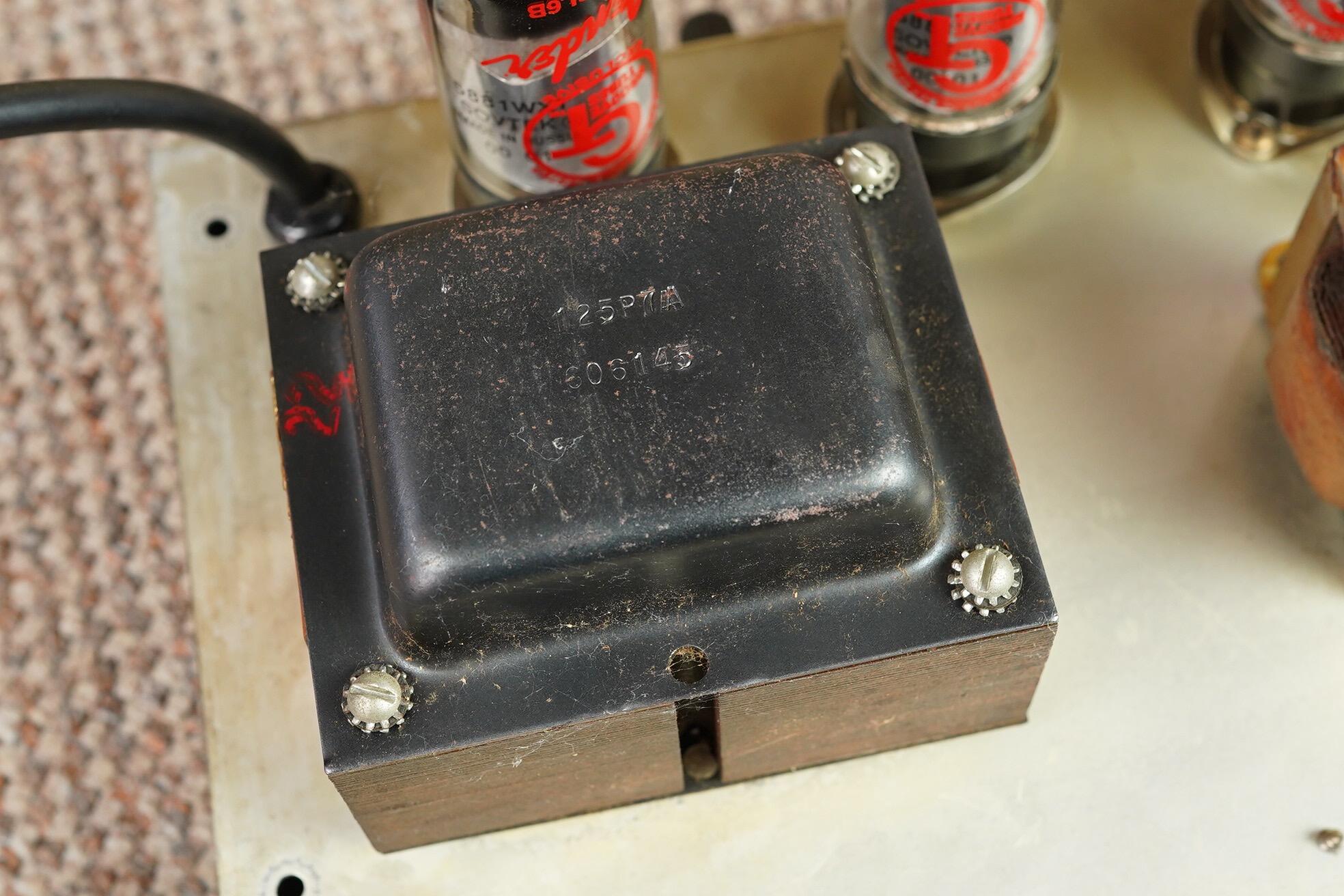 1962 Fender Twin Amp, White Tolex - Image 35