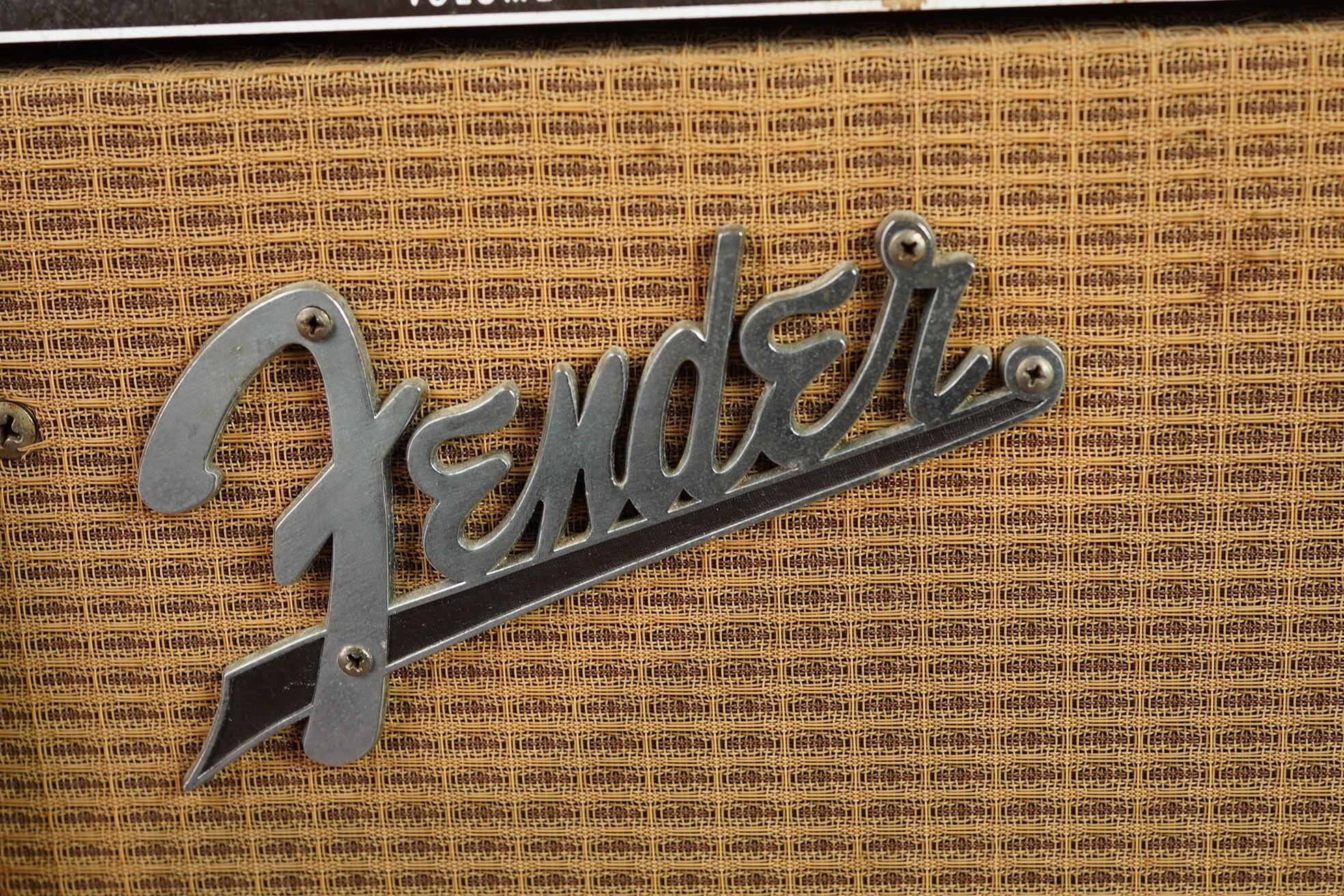 1962 Fender Twin Amp, White Tolex - Image 6