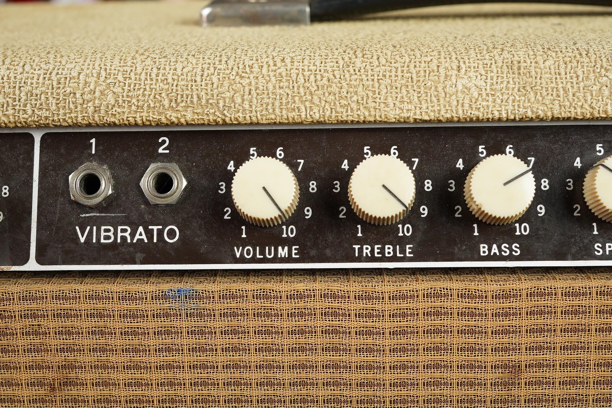 1962 Fender Twin Amp, White Tolex - Image 8
