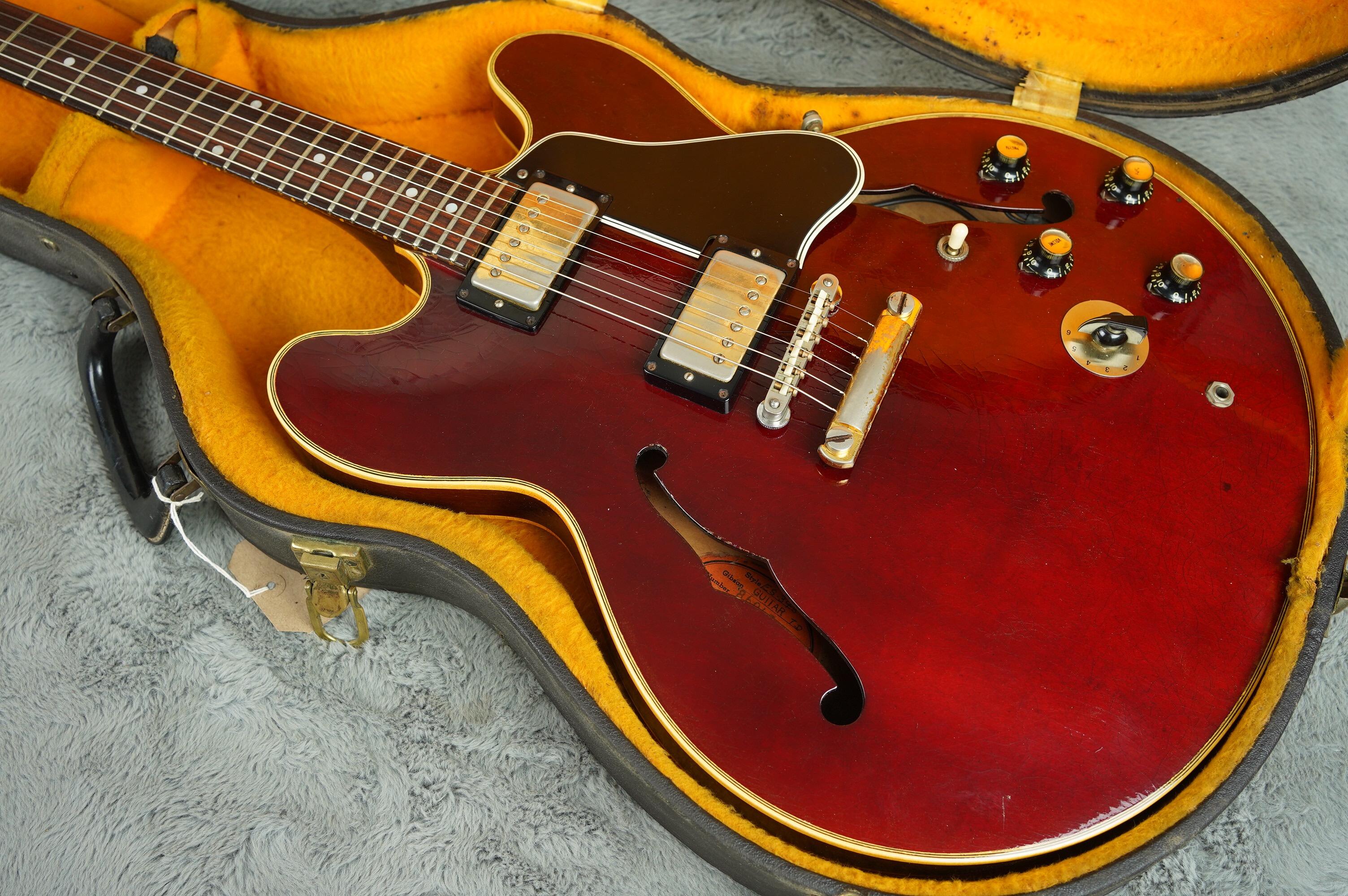 1962 Gibson ES-345 reneck refin + HSC - Image 4