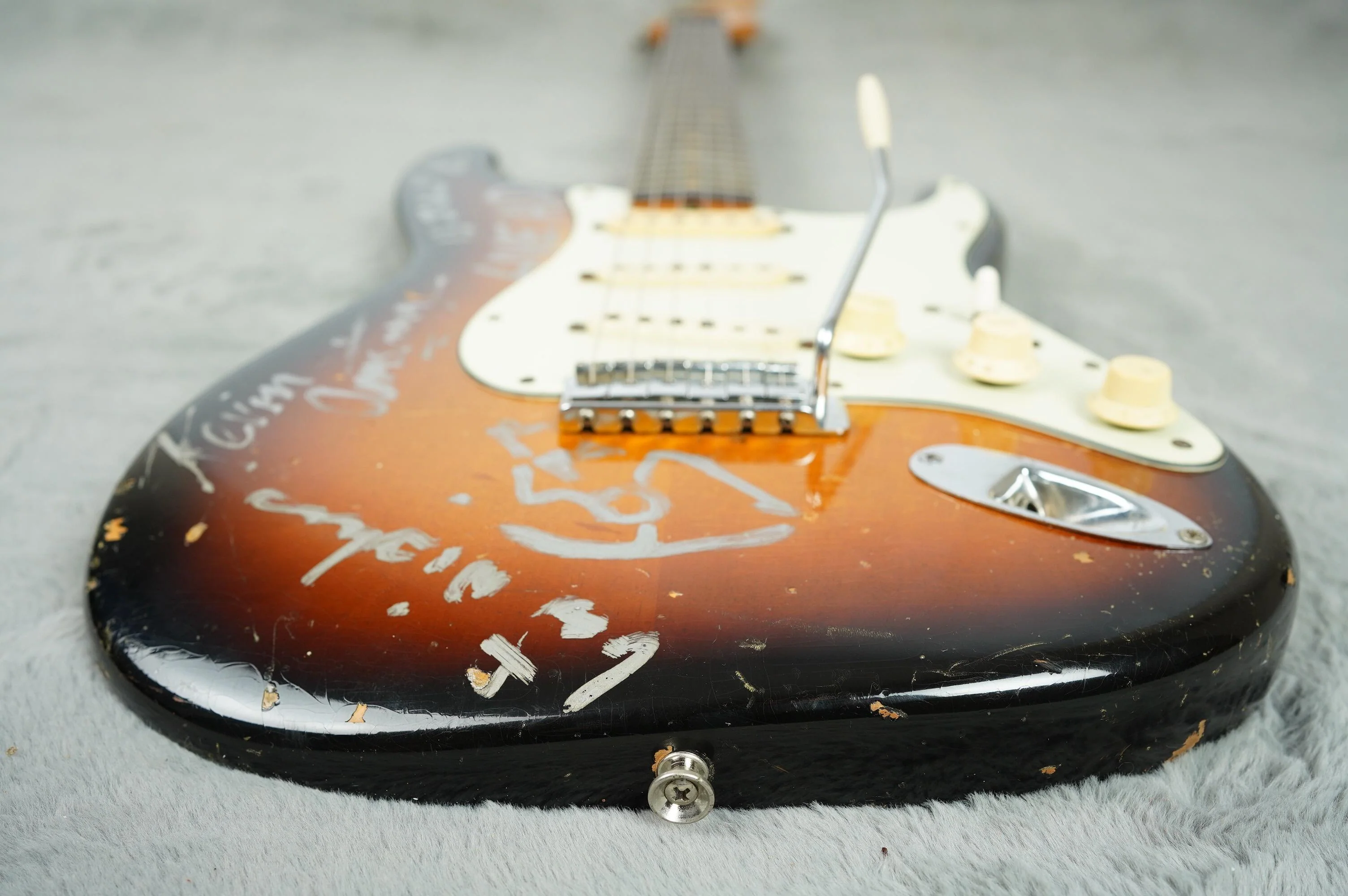 1963 Fender Stratocaster, David Bowie Signed/Live Aid Provenance - Image 14