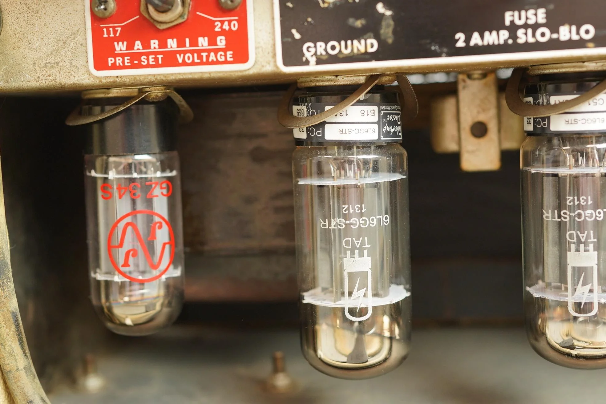 1963 Fender Tremolux Head + Cab, Blonde - Export version - Image 22
