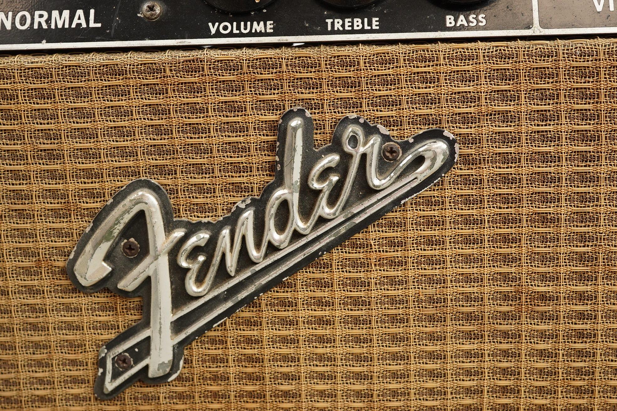 1963 Fender Tremolux Head + Cab, Blonde - Export version - Image 9