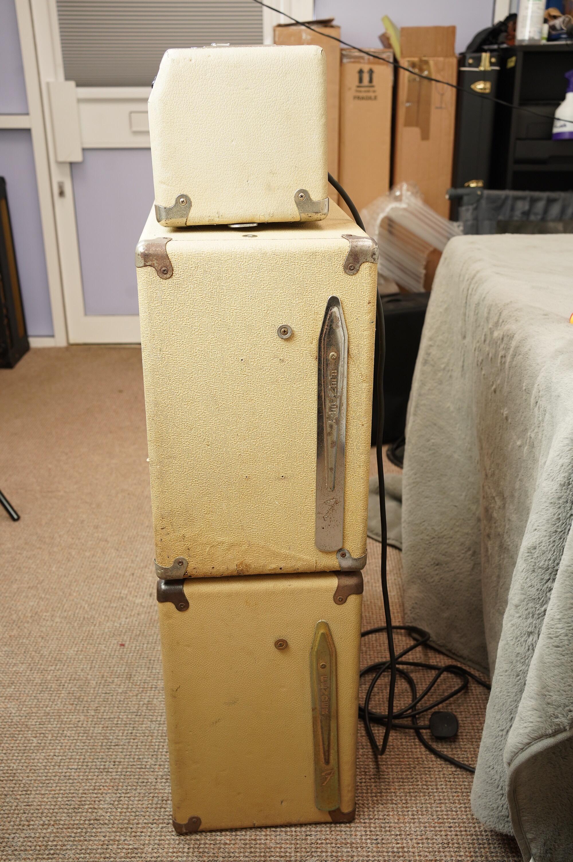 1963 Fender Tremolux Head "Mean Fiddler" + 2 Cabs - Image 30