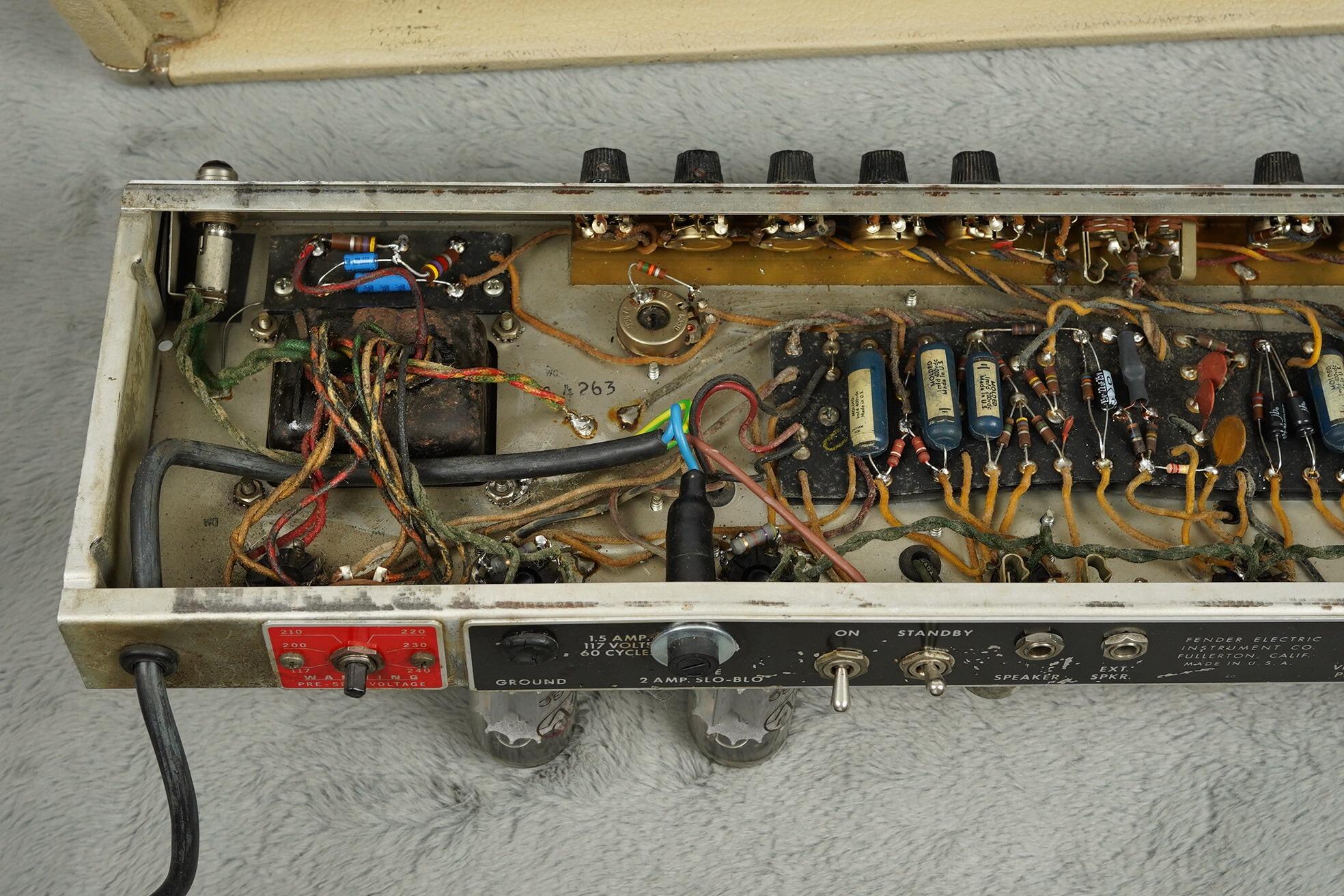 1963 Fender Tremolux Head "Mean Fiddler" + 2 Cabs - Image 66
