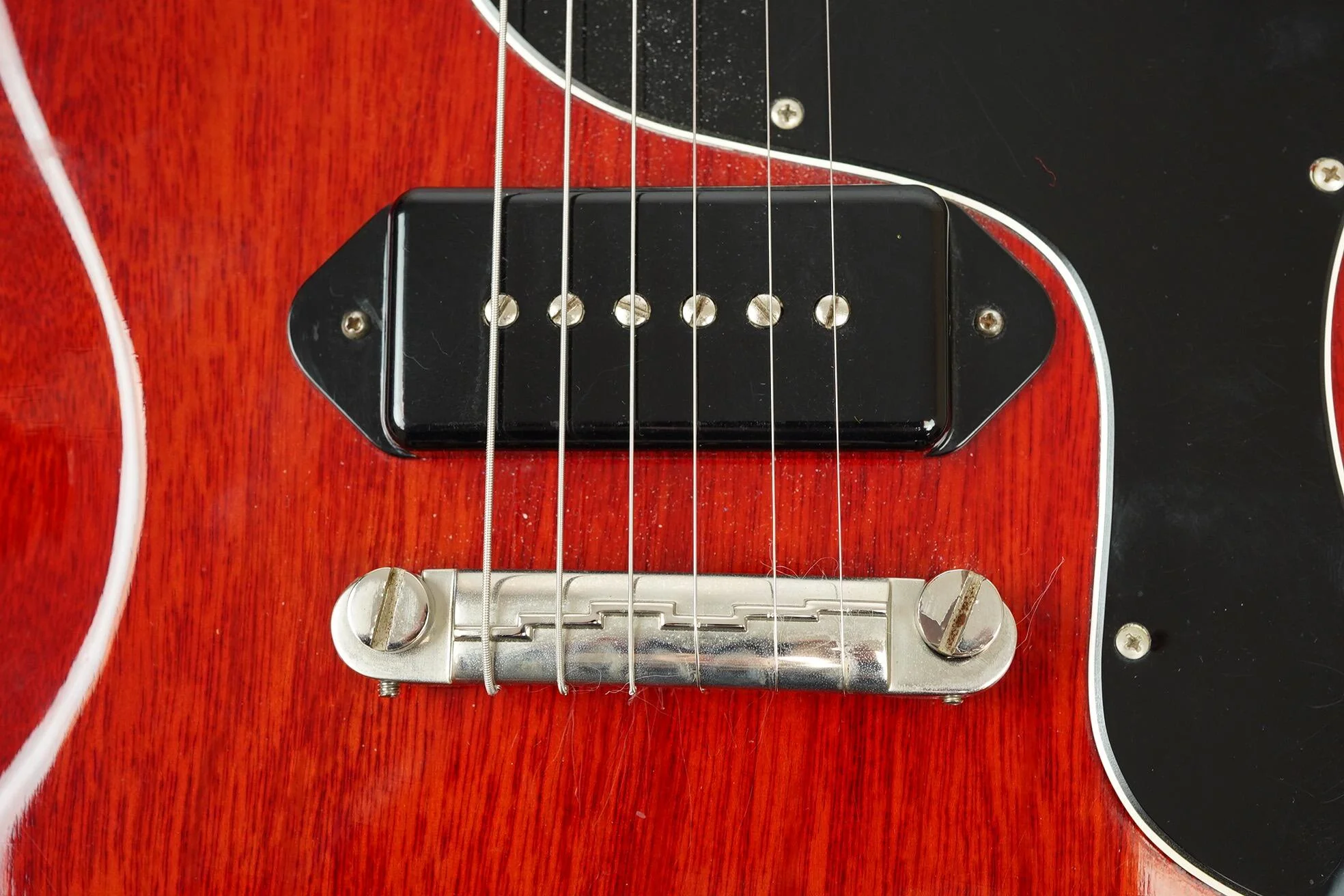 1963 Gibson SG Junior, Cherry + OSSC - Image 10