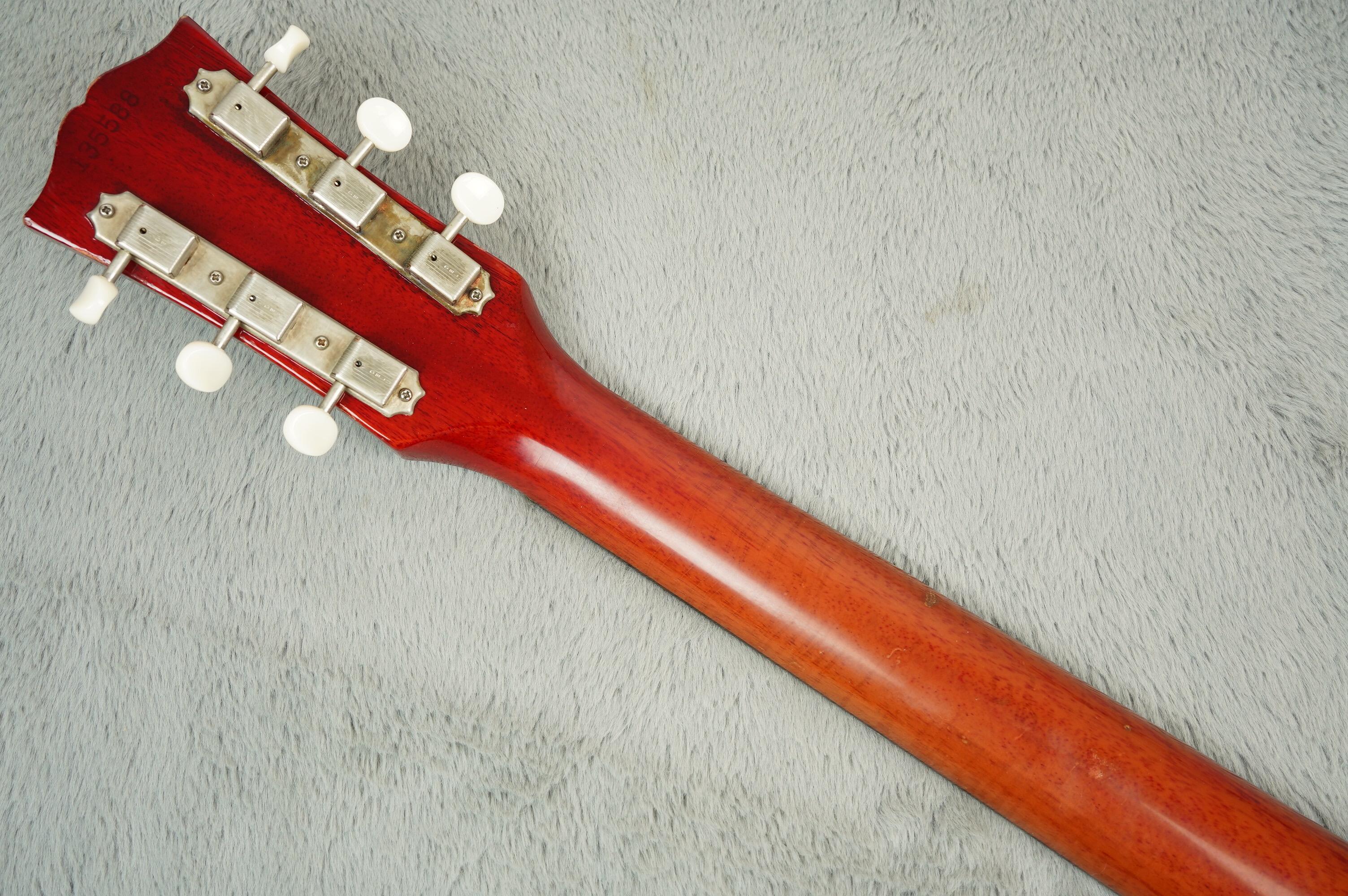 1963 Gibson SG Junior, Cherry + OSSC - Image 24
