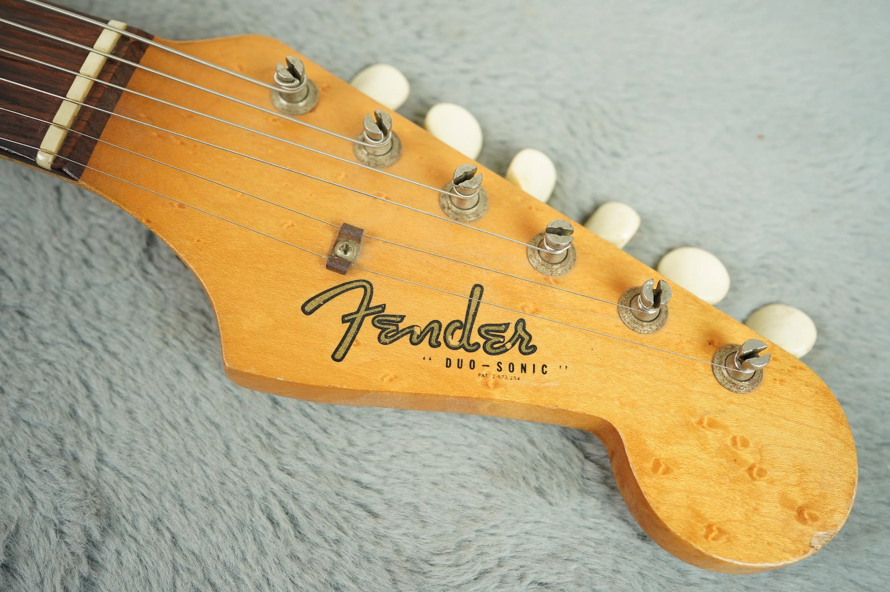 1964 Fender Duosonic, Translucent Red, Mahogany Body + OHSC - Image 18