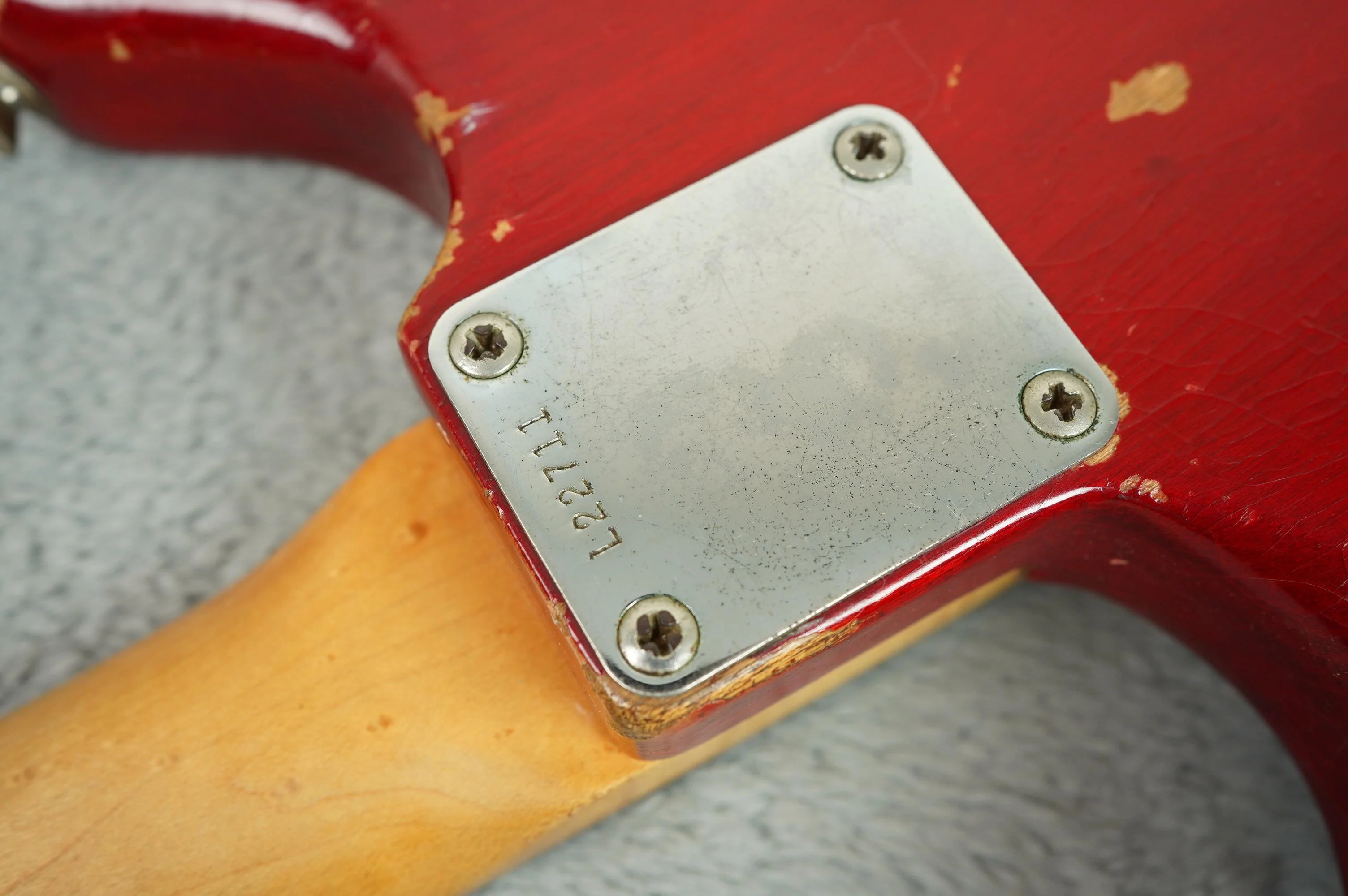 1964 Fender Duosonic, Translucent Red, Mahogany Body + OHSC - Image 19