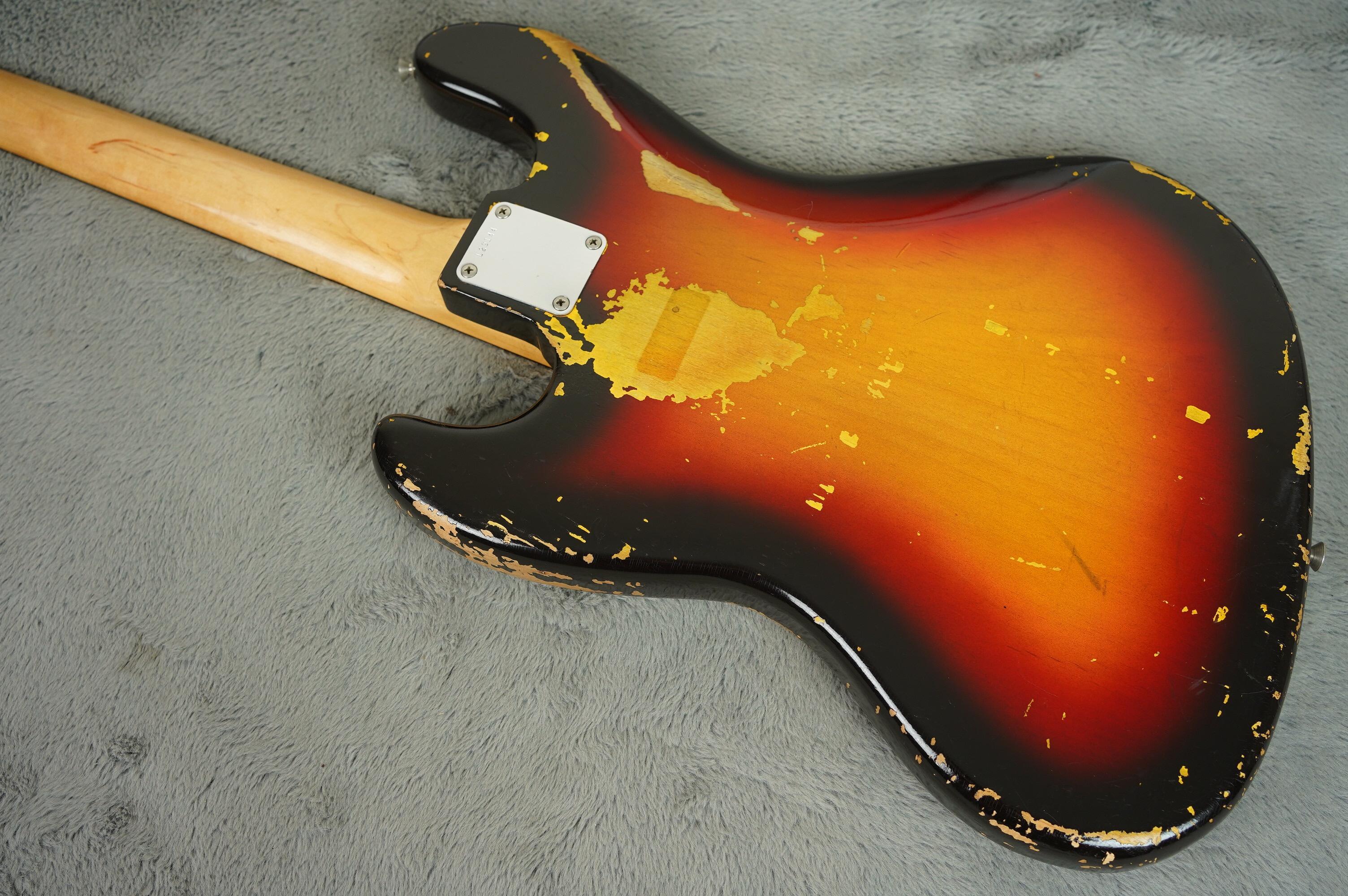 1964 Fender Jazz Bass Sunburst + OHSC - Image 12