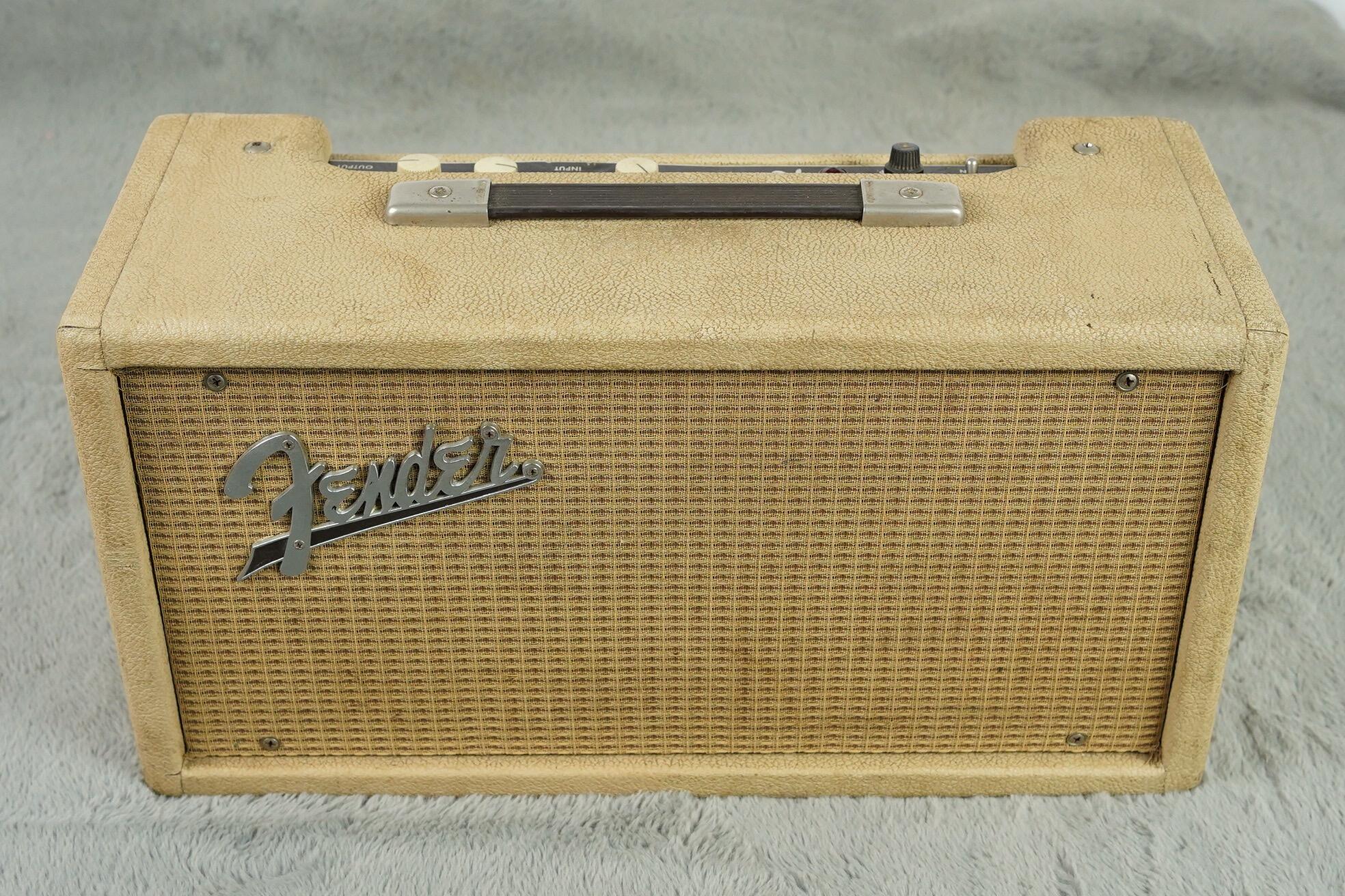 1964 Fender Reverb Unit, White Tolex - Image 2