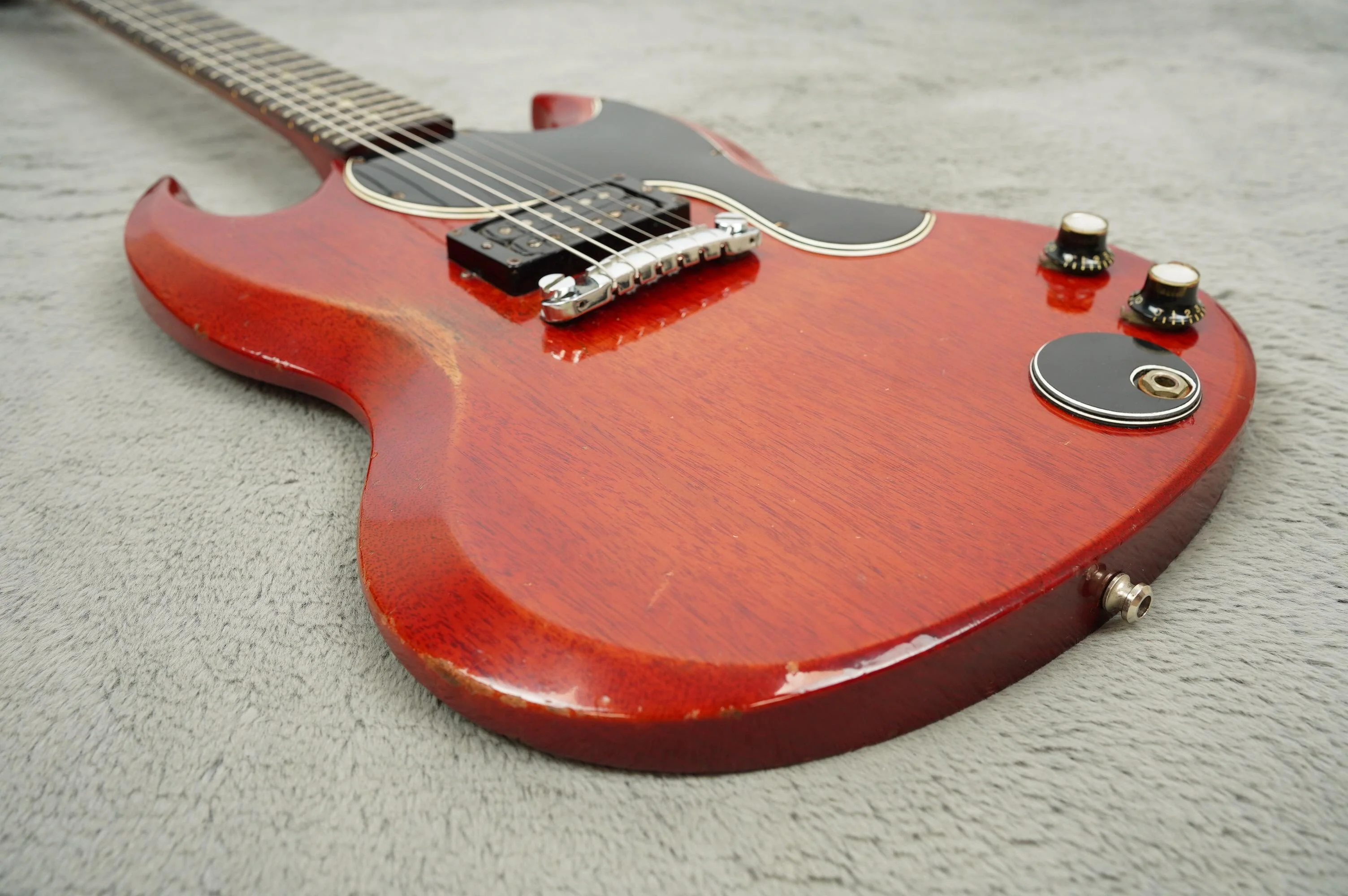 1964 Gibson SG Junior, Cherry ex-Neol Davies/Roger Lomas - Image 14