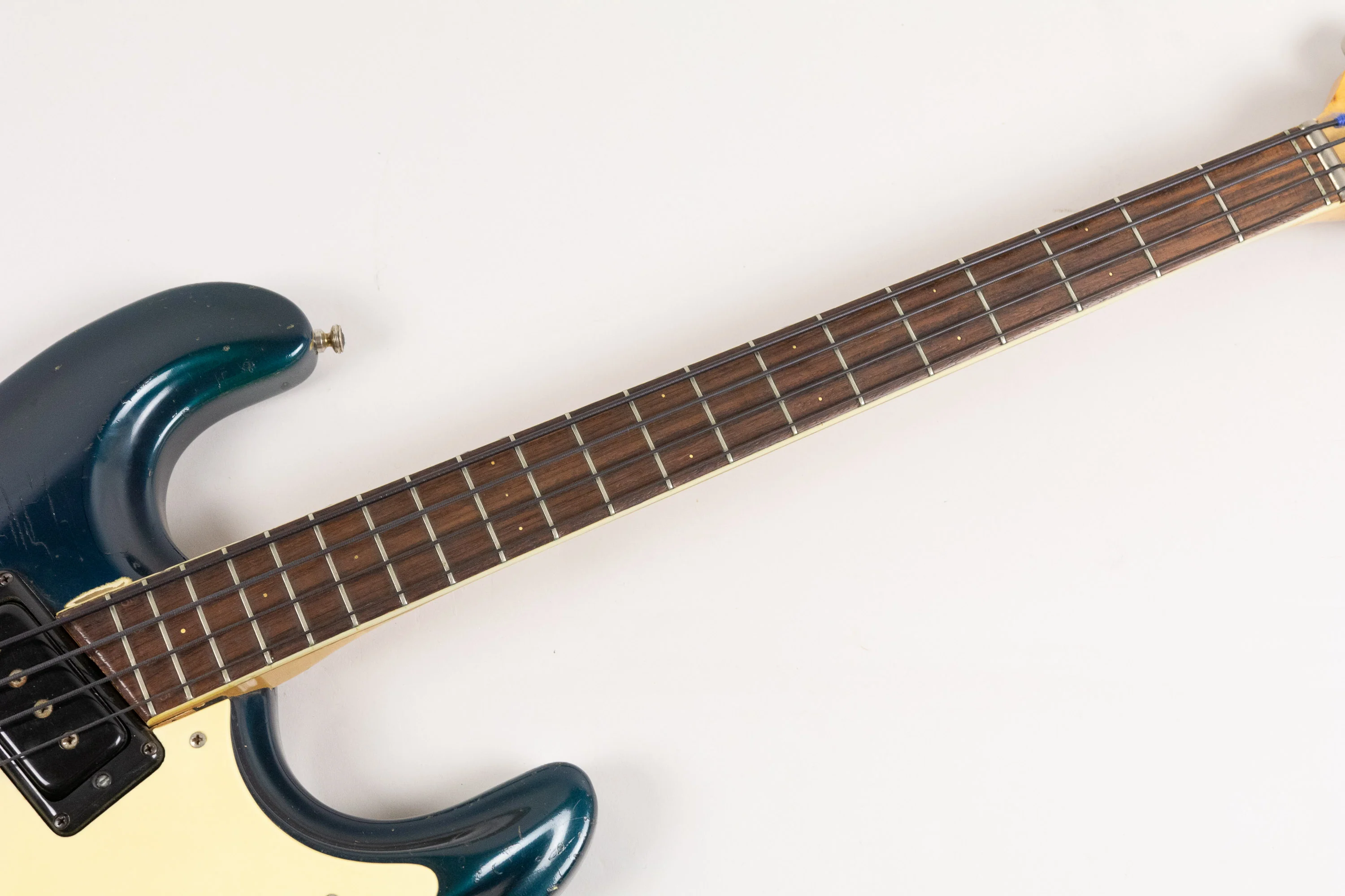 1965/66 Mosrite Ventures Bass, Ink Blue - Image 10