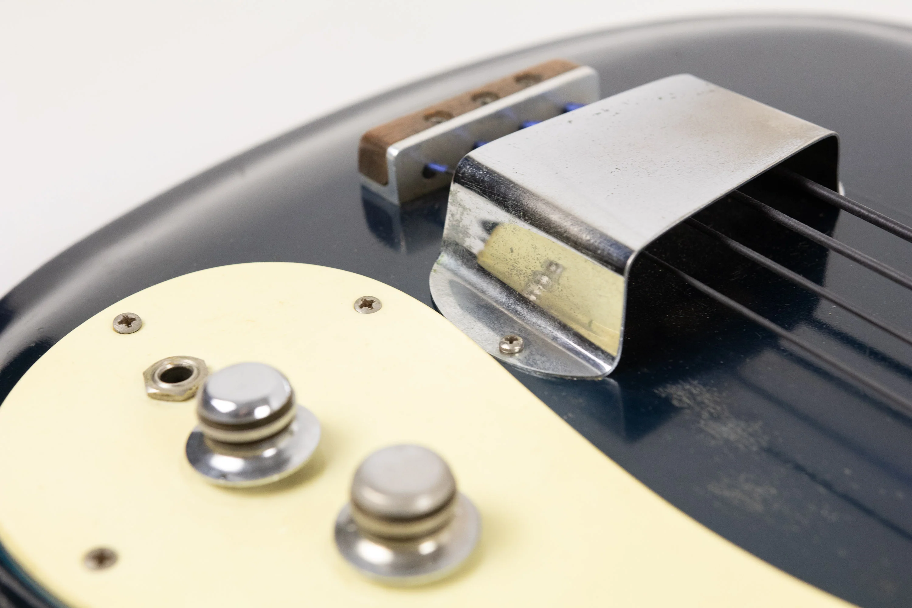 1965/66 Mosrite Ventures Bass, Ink Blue - Image 24