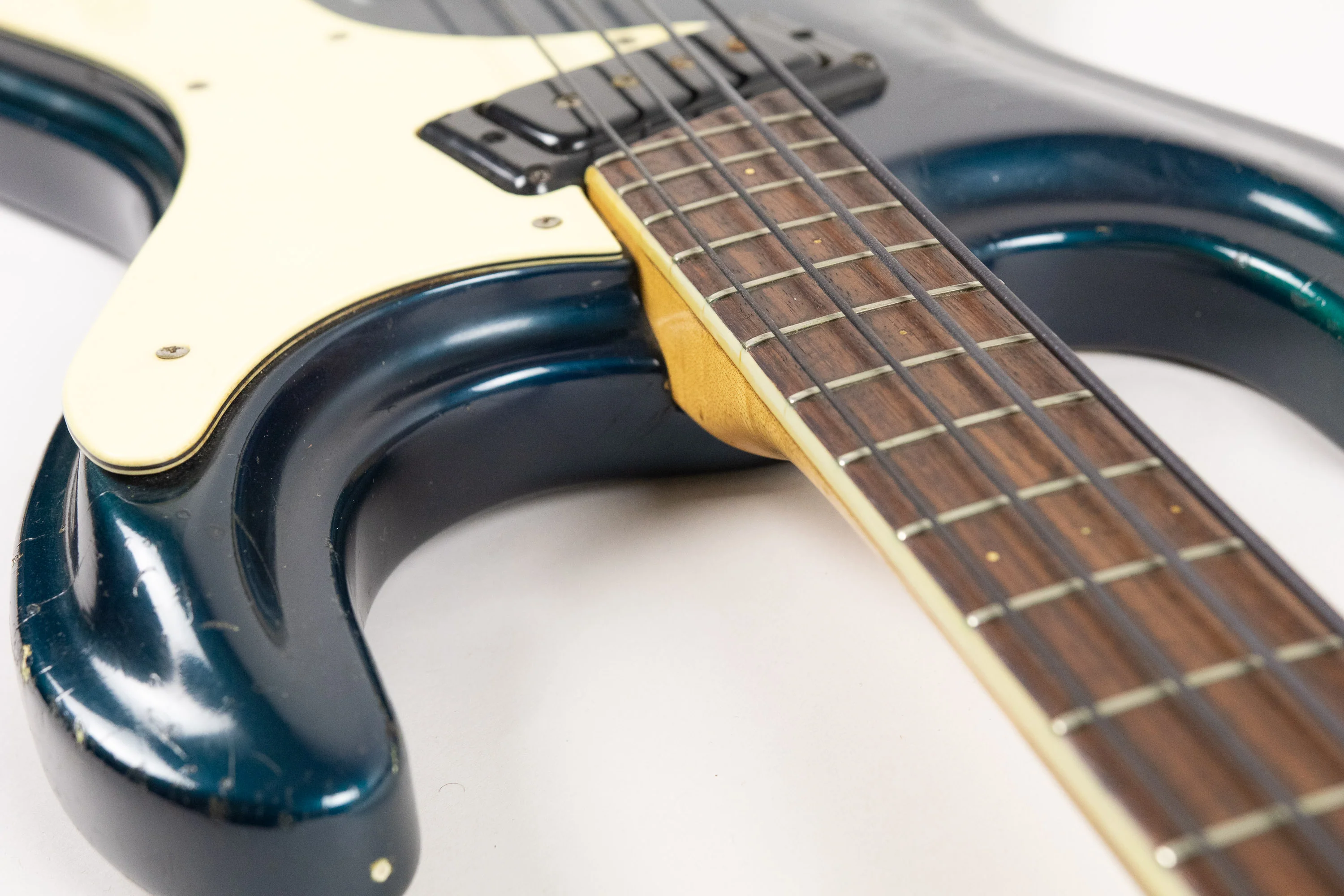 1965/66 Mosrite Ventures Bass, Ink Blue - Image 25