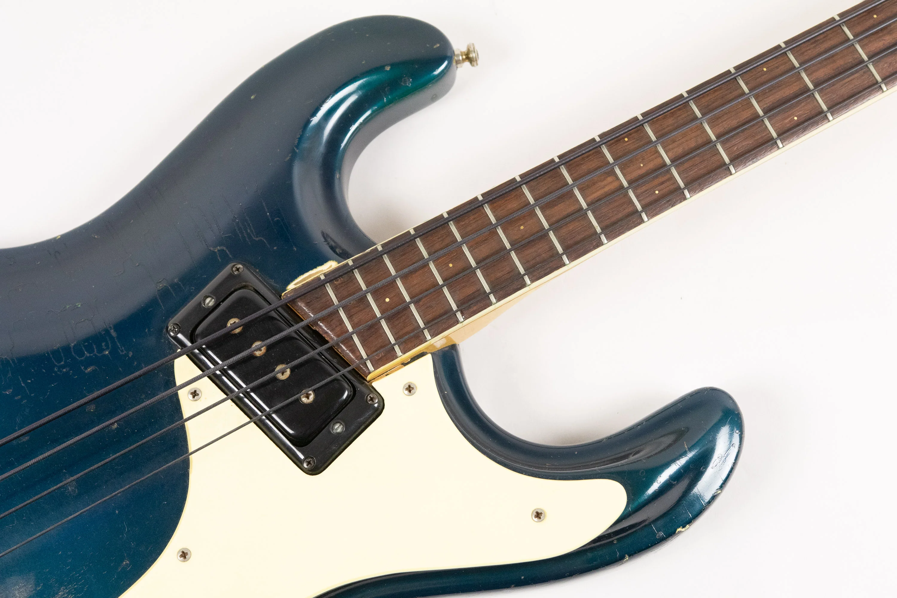1965/66 Mosrite Ventures Bass, Ink Blue - Image 9