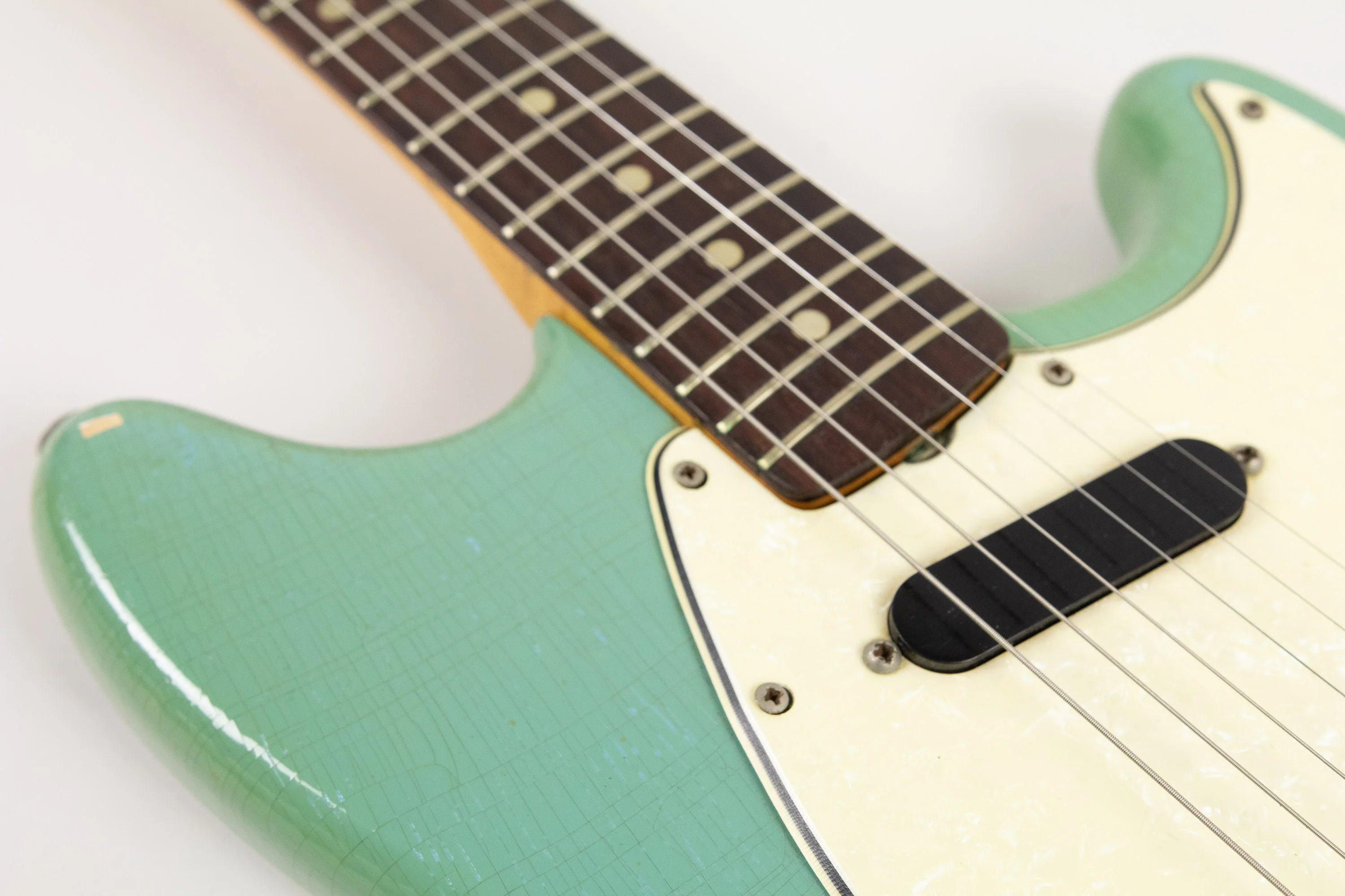 1965 Fender Musicmaster II, Blue - Image 17