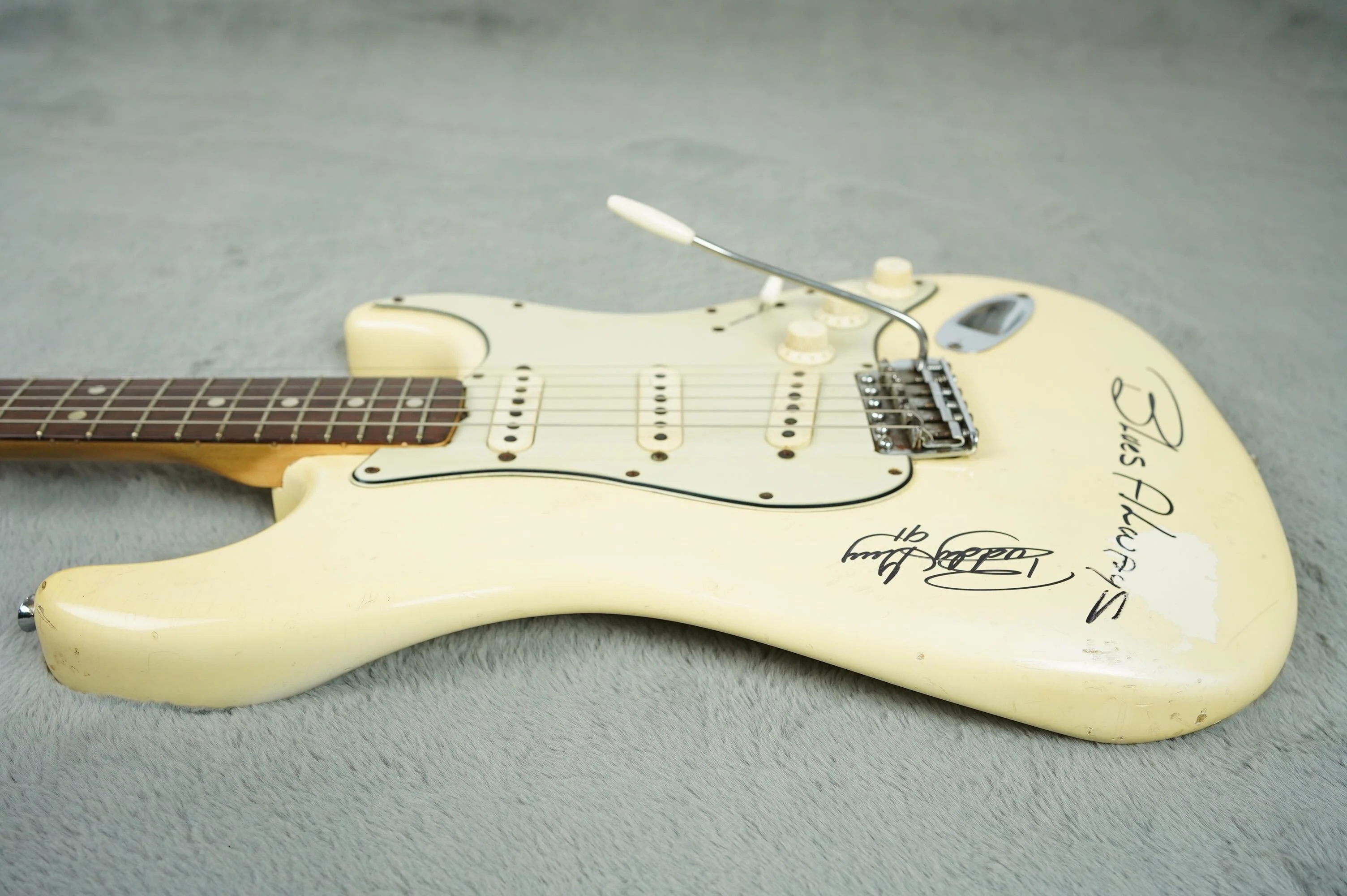 1965 Fender Stratocaster Olympic White ex Buddy Guy + OHSC - Image 12