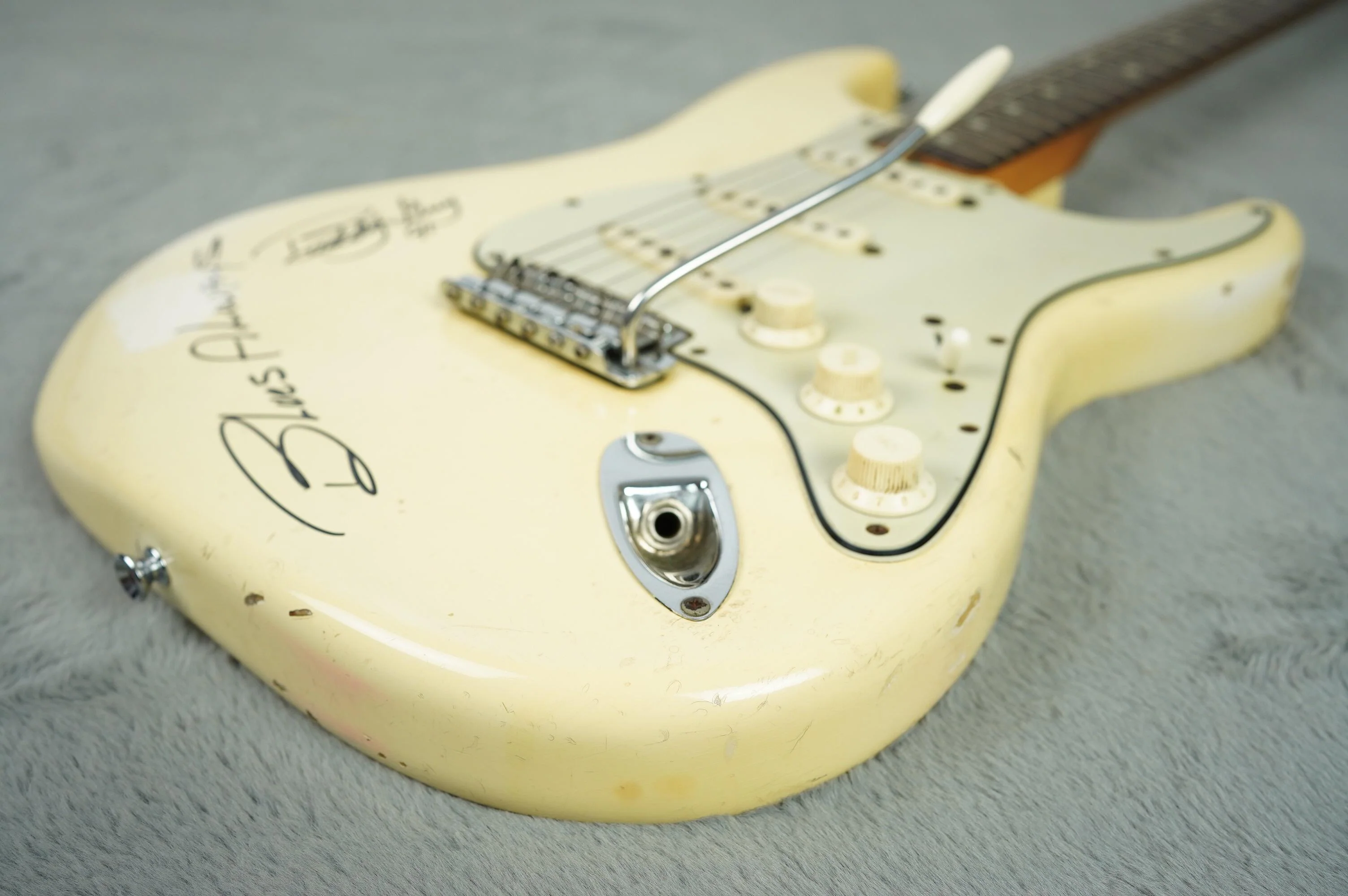 1965 Fender Stratocaster Olympic White ex Buddy Guy + OHSC - Image 14