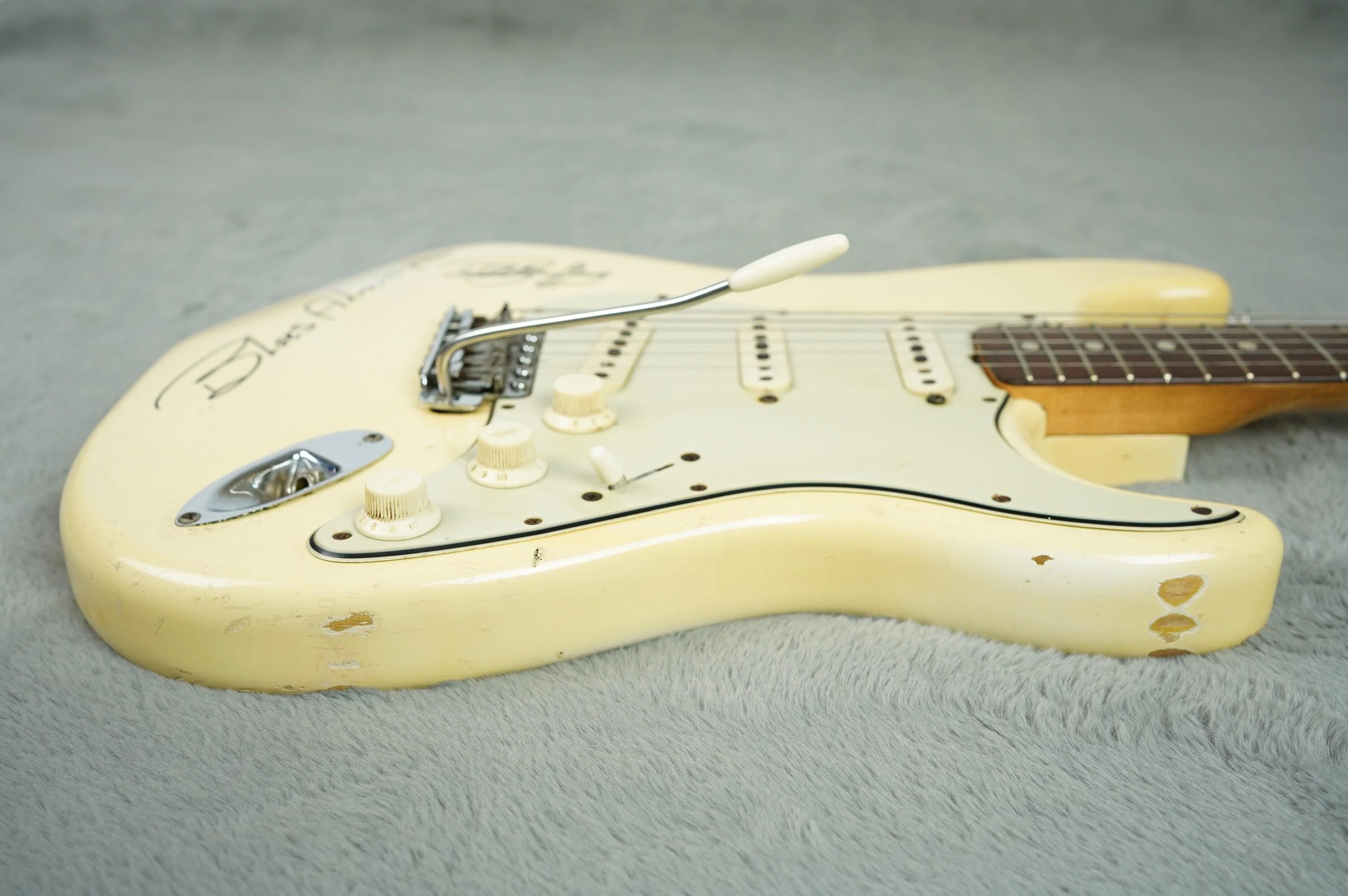 1965 Fender Stratocaster Olympic White ex Buddy Guy + OHSC - Image 15