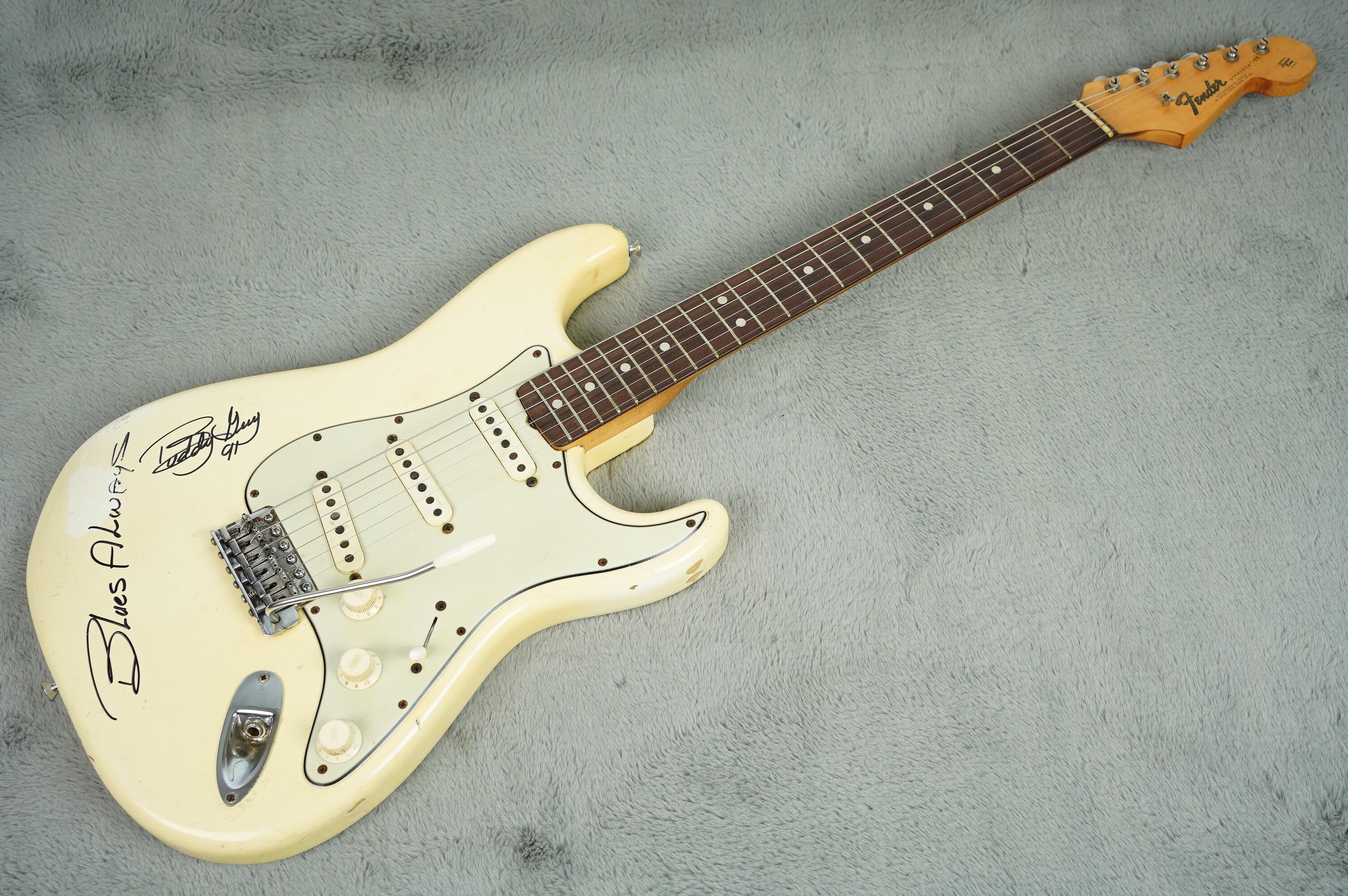 1965 Fender Stratocaster Olympic White ex Buddy Guy + OHSC - Image 7