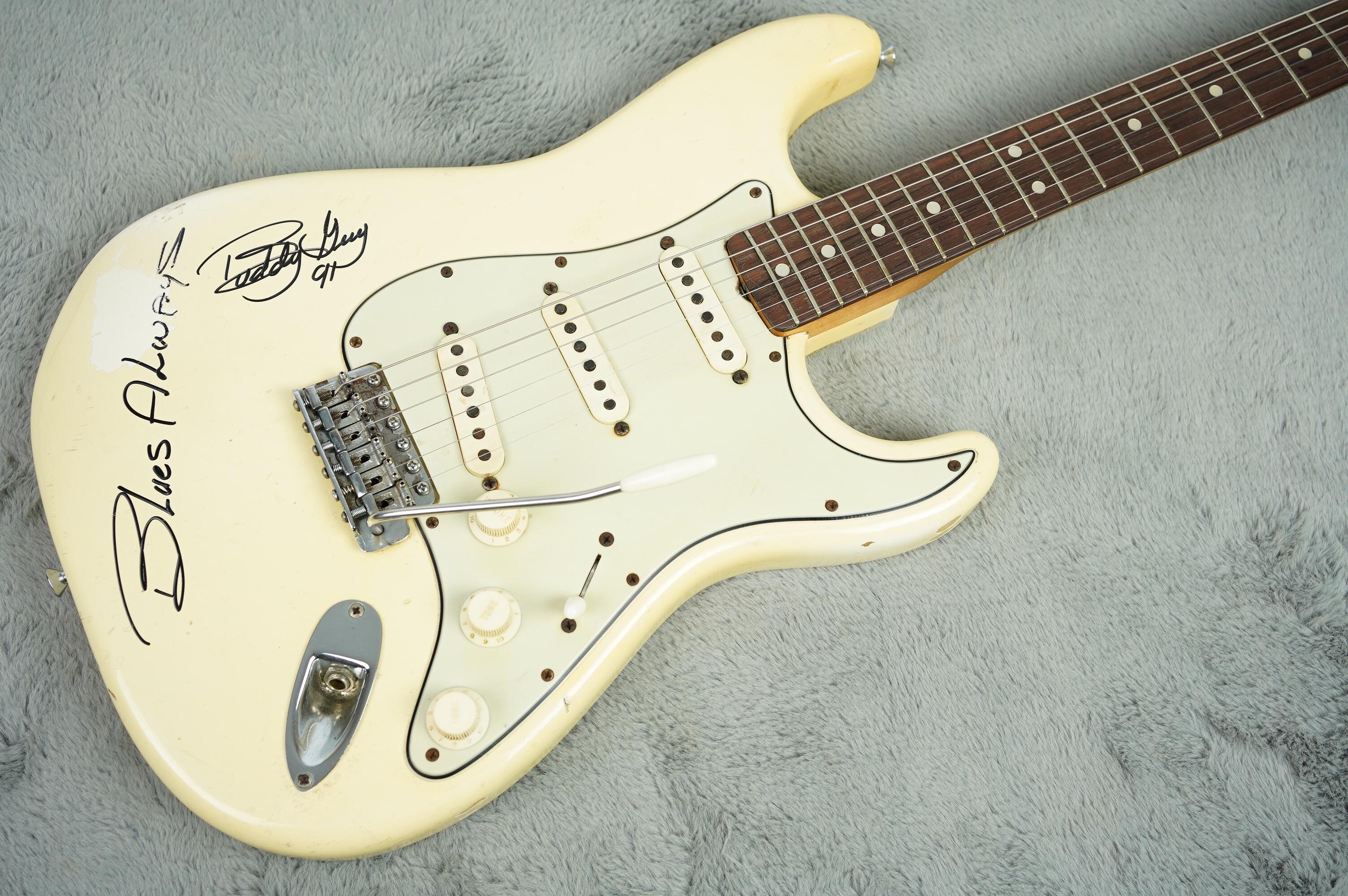 1965 Fender Stratocaster Olympic White ex Buddy Guy + OHSC - Image 8