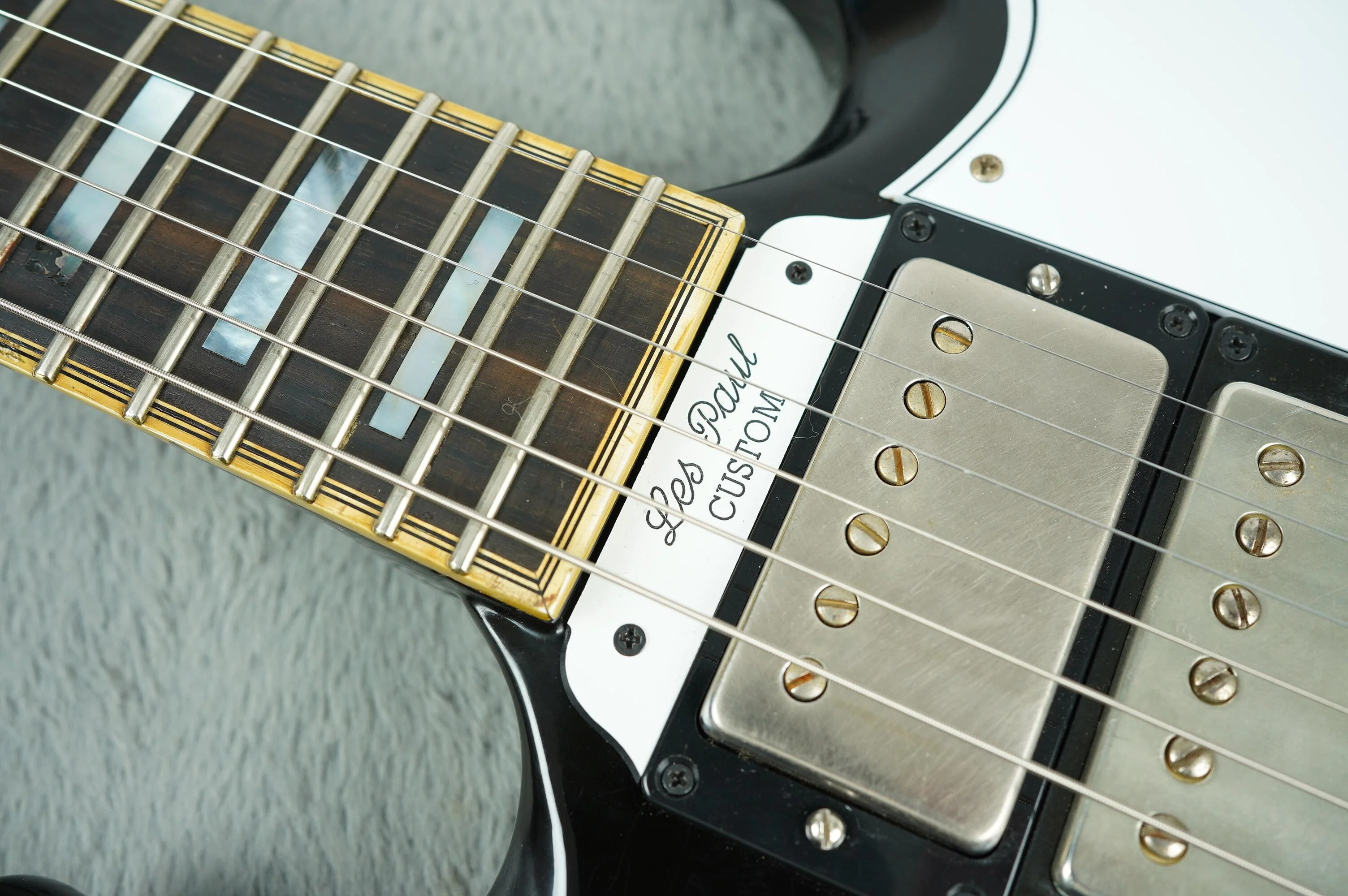 1965 Gibson SG Custom, Refin Black + HSC - Image 12