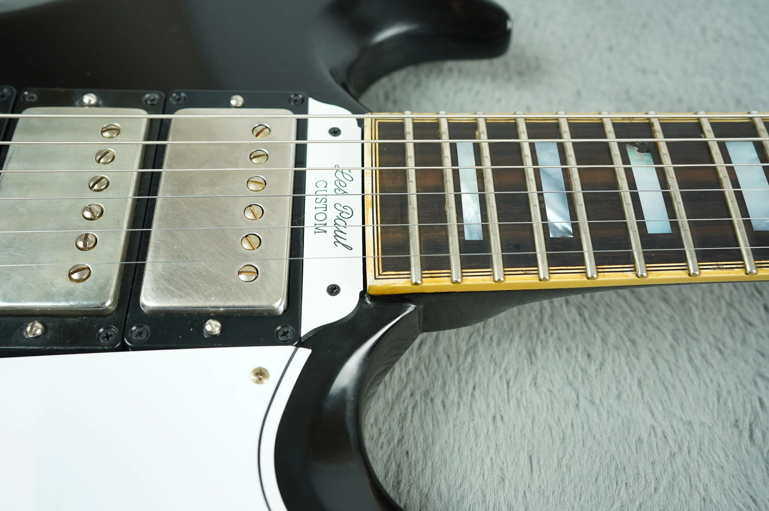1965 Gibson SG Custom, Refin Black + HSC - Image 13