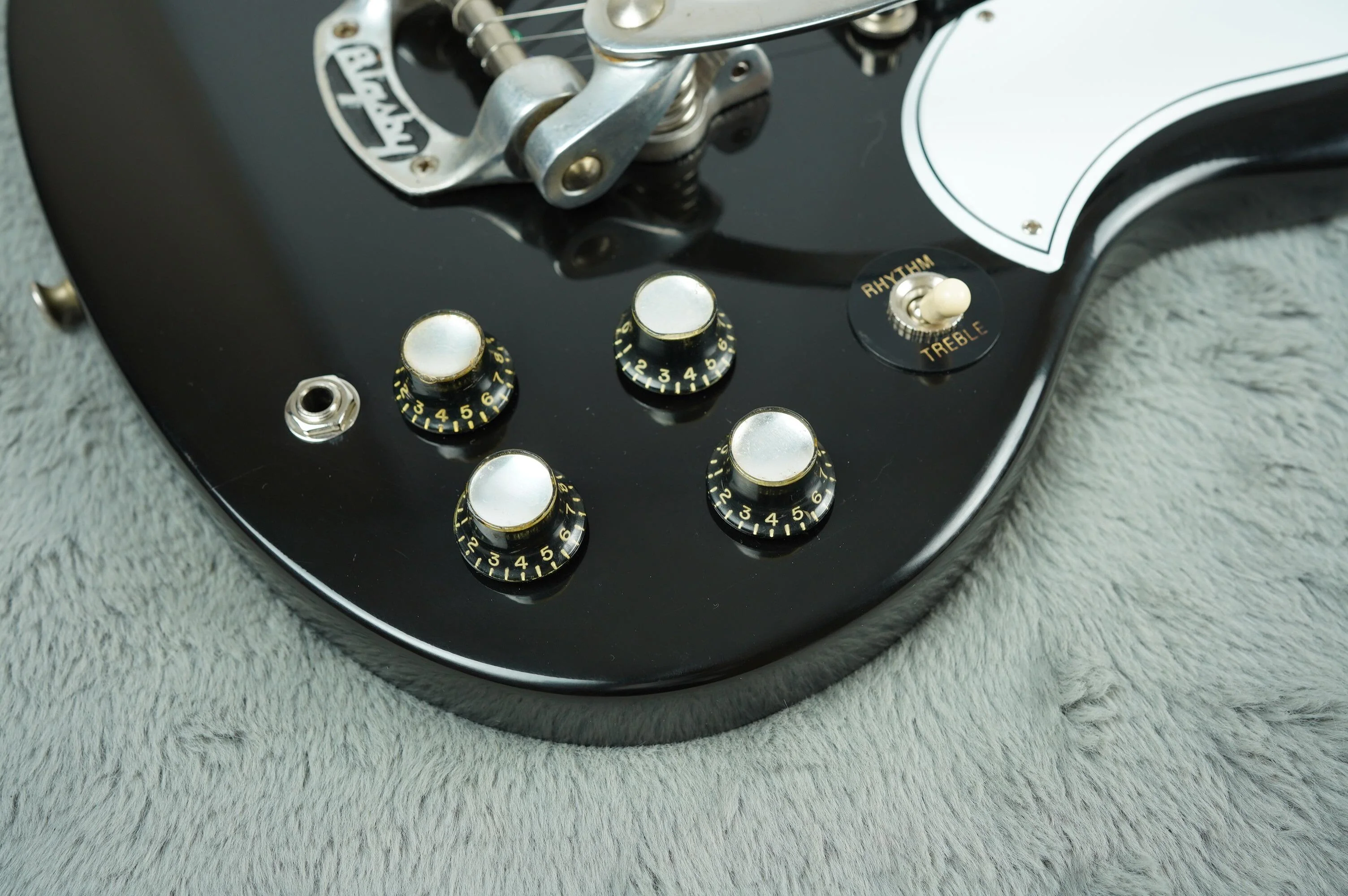 1965 Gibson SG Custom, Refin Black + HSC - Image 3