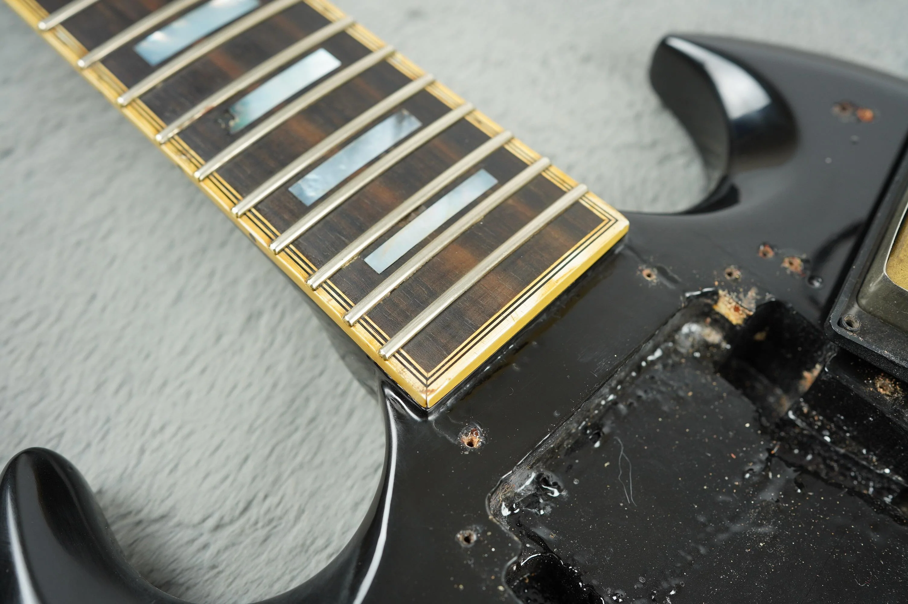 1965 Gibson SG Custom, Refin Black + HSC - Image 38