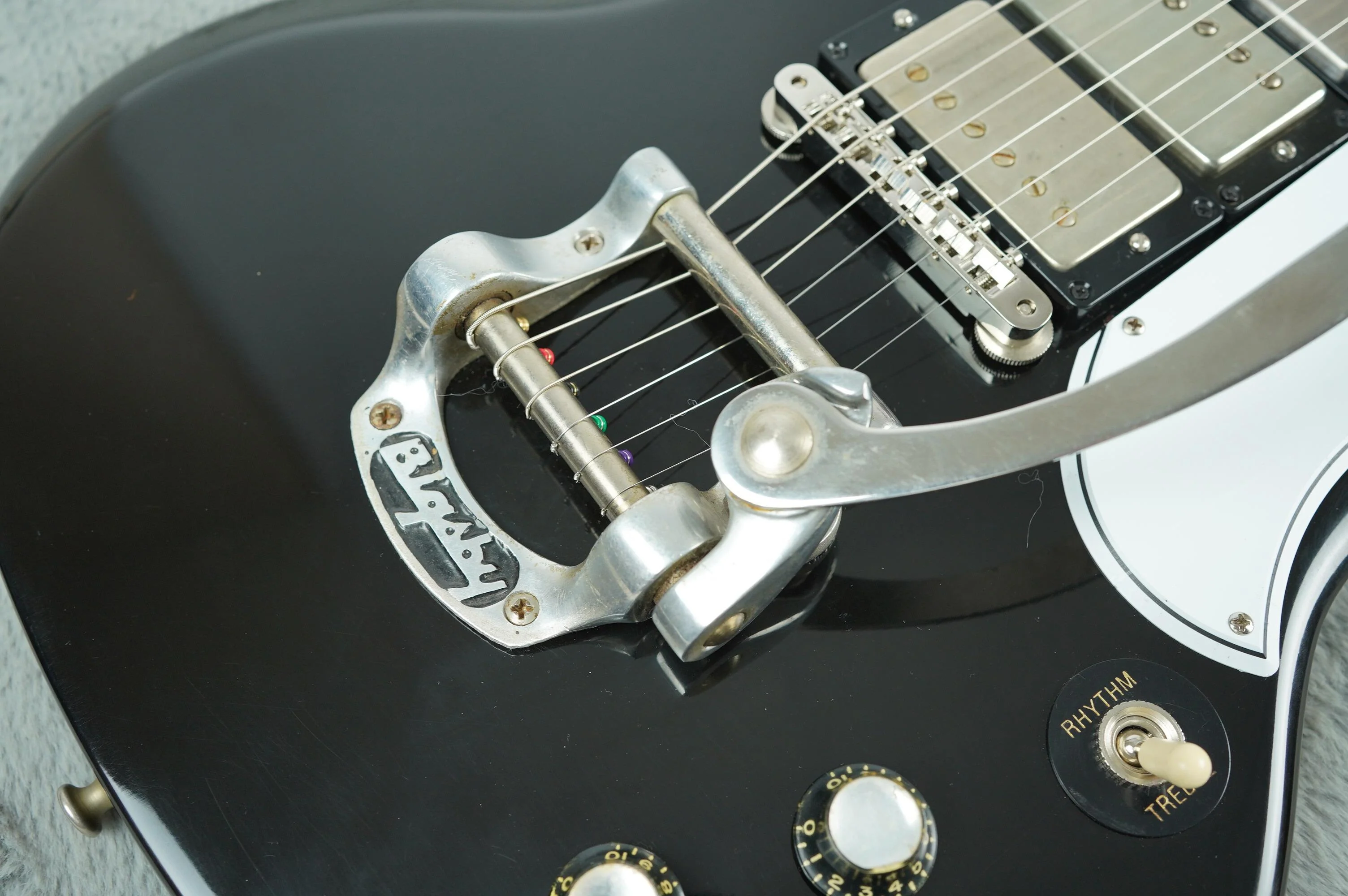 1965 Gibson SG Custom, Refin Black + HSC - Image 5