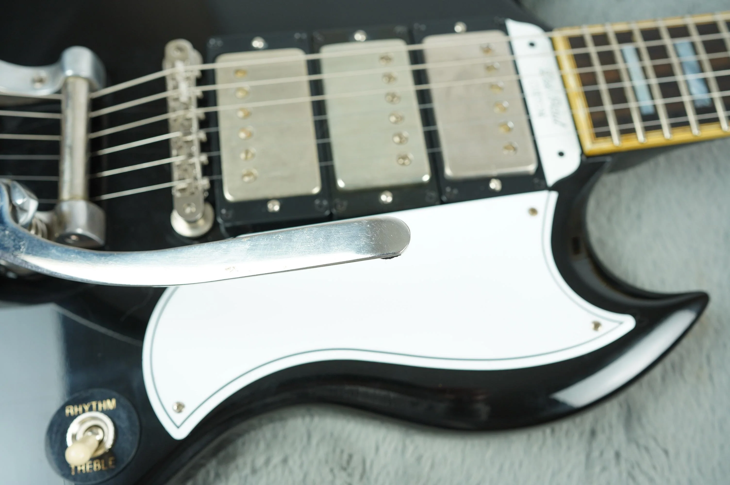 1965 Gibson SG Custom, Refin Black + HSC - Image 6