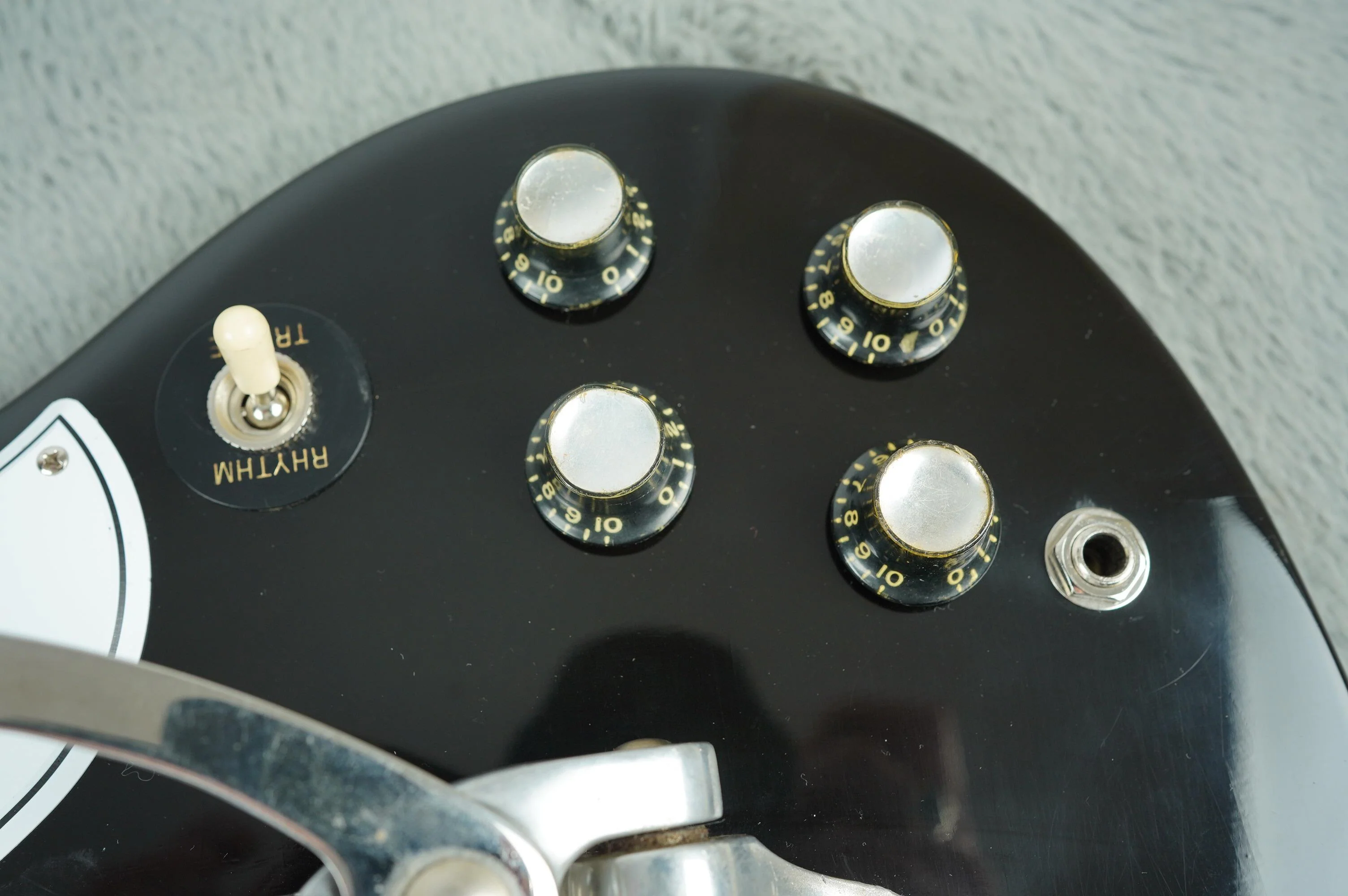 1965 Gibson SG Custom, Refin Black + HSC - Image 9