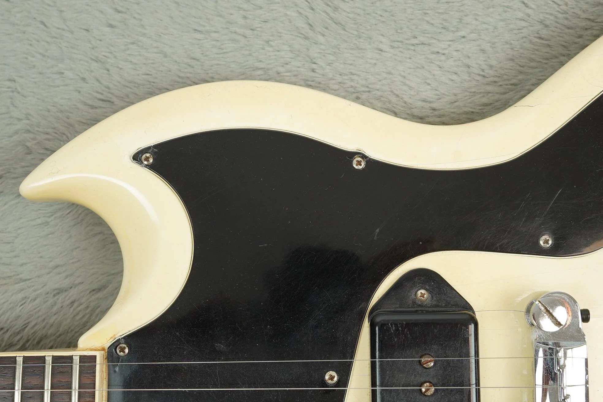 1965 Gibson SG Junior, Polaris White - Image 25