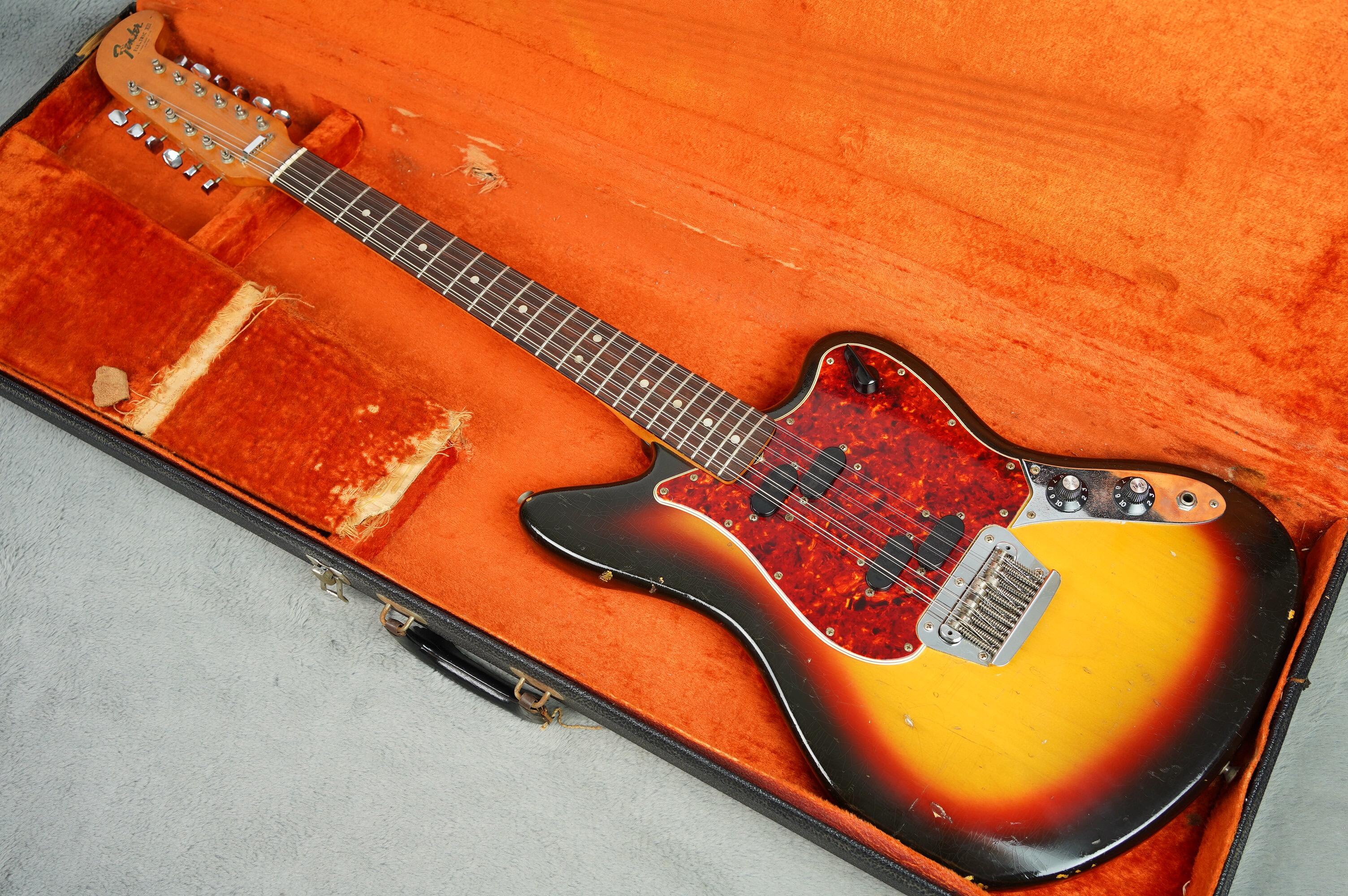 1966 Fender Electric XII, Sunburst + OHSC - Image 3
