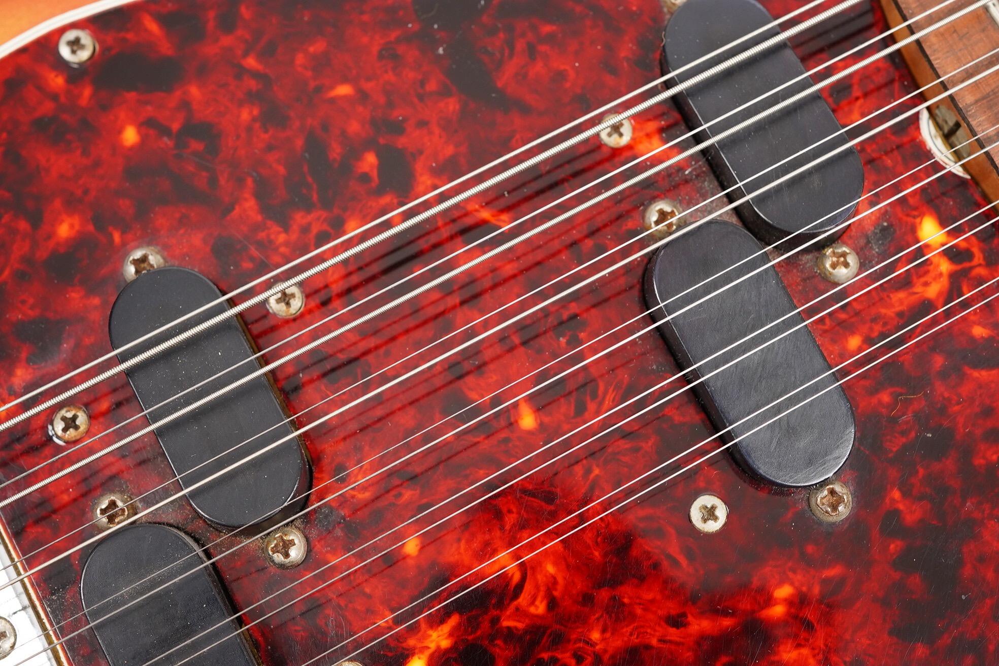 1966 Fender Electric XII, Sunburst + OHSC - Image 9