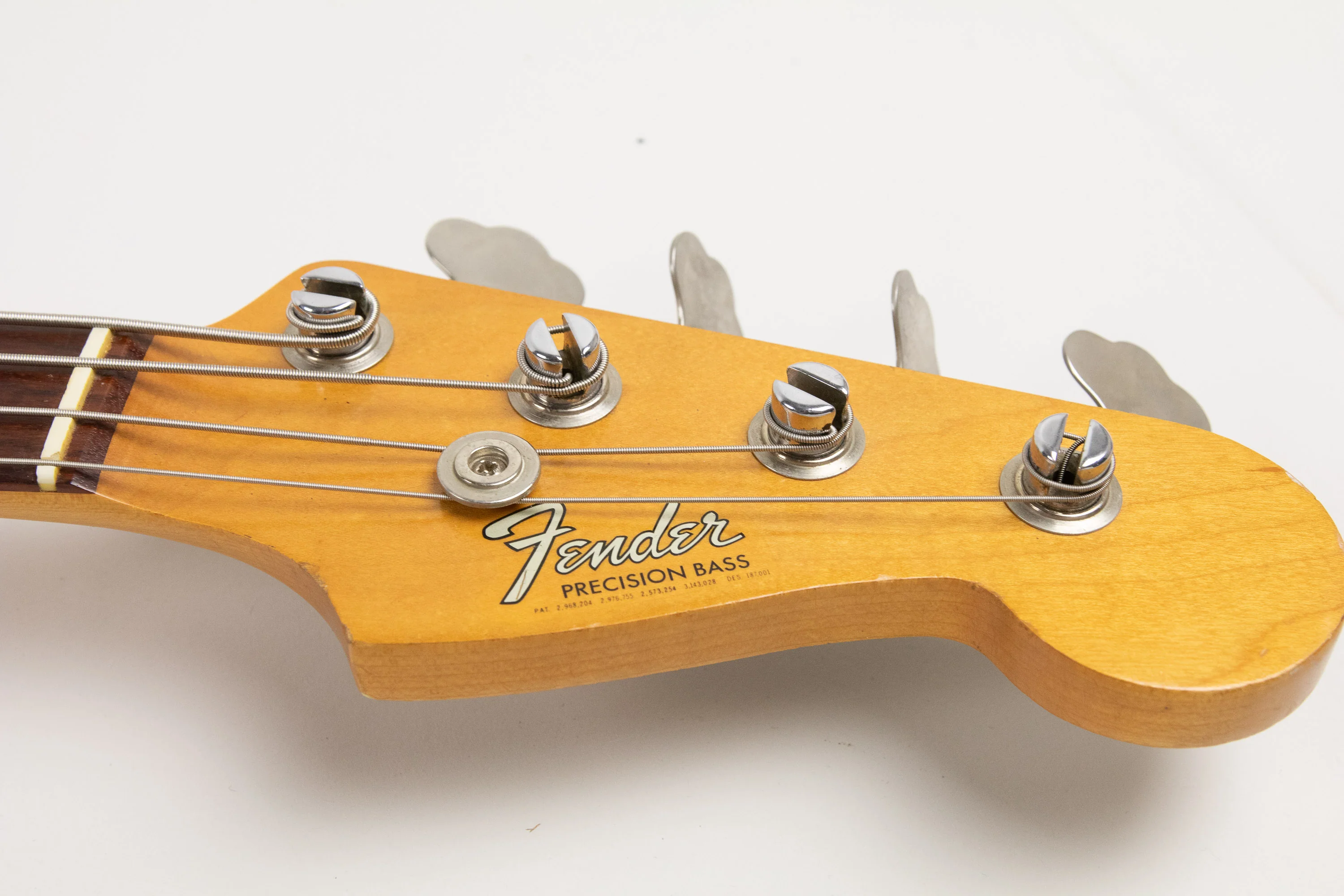 1966 Fender Precision Bass, Burgundy refin - Image 14
