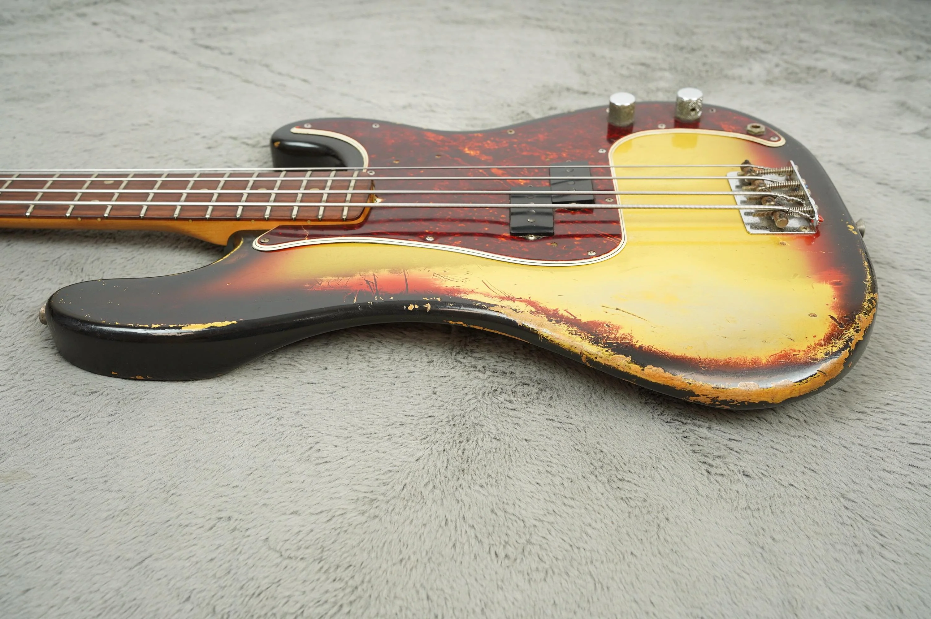 1966 Fender Precision Bass, Sunburst - Image 11