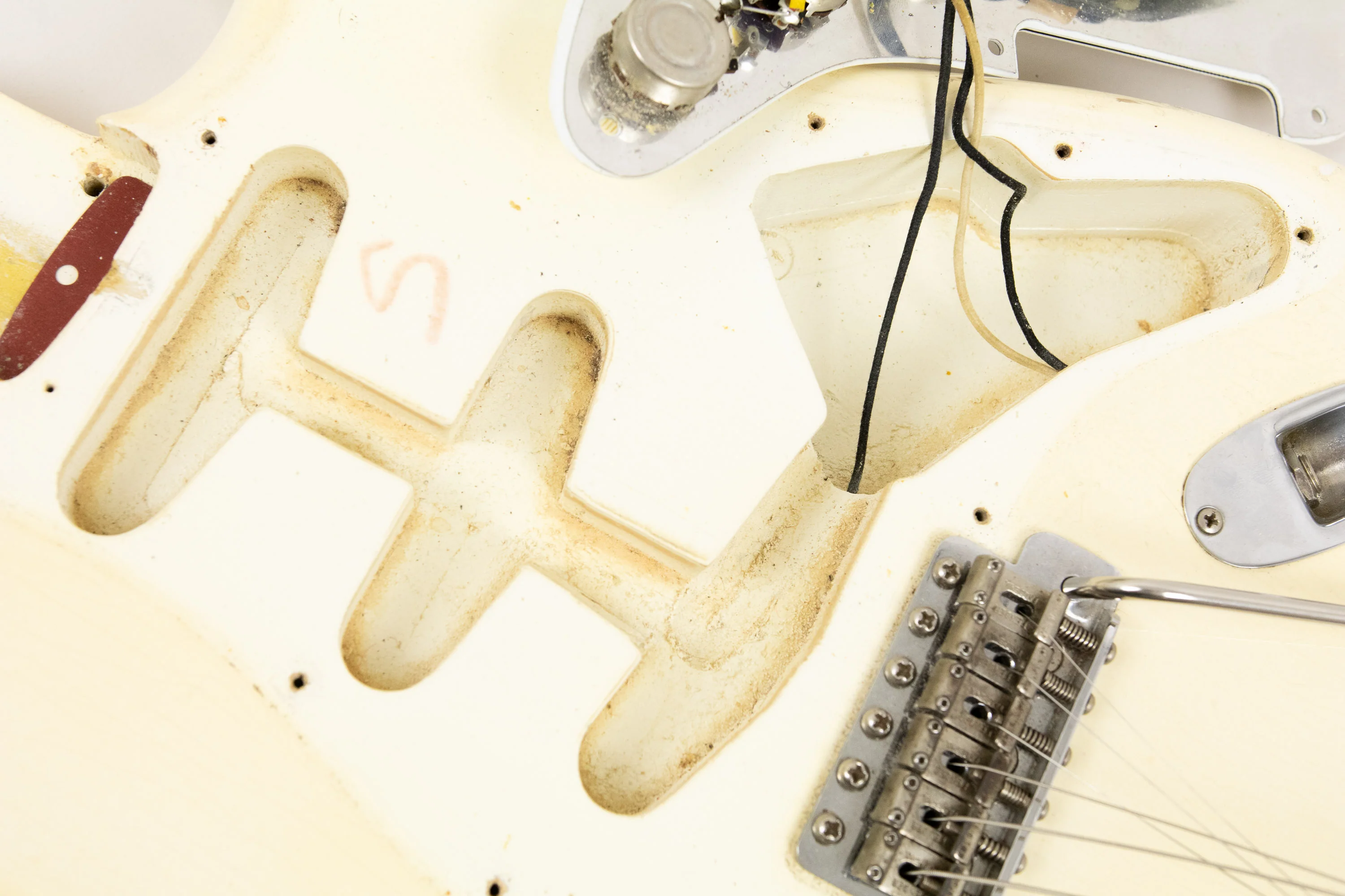 1966 Fender Stratocaster, Olympic White Refin - Image 31