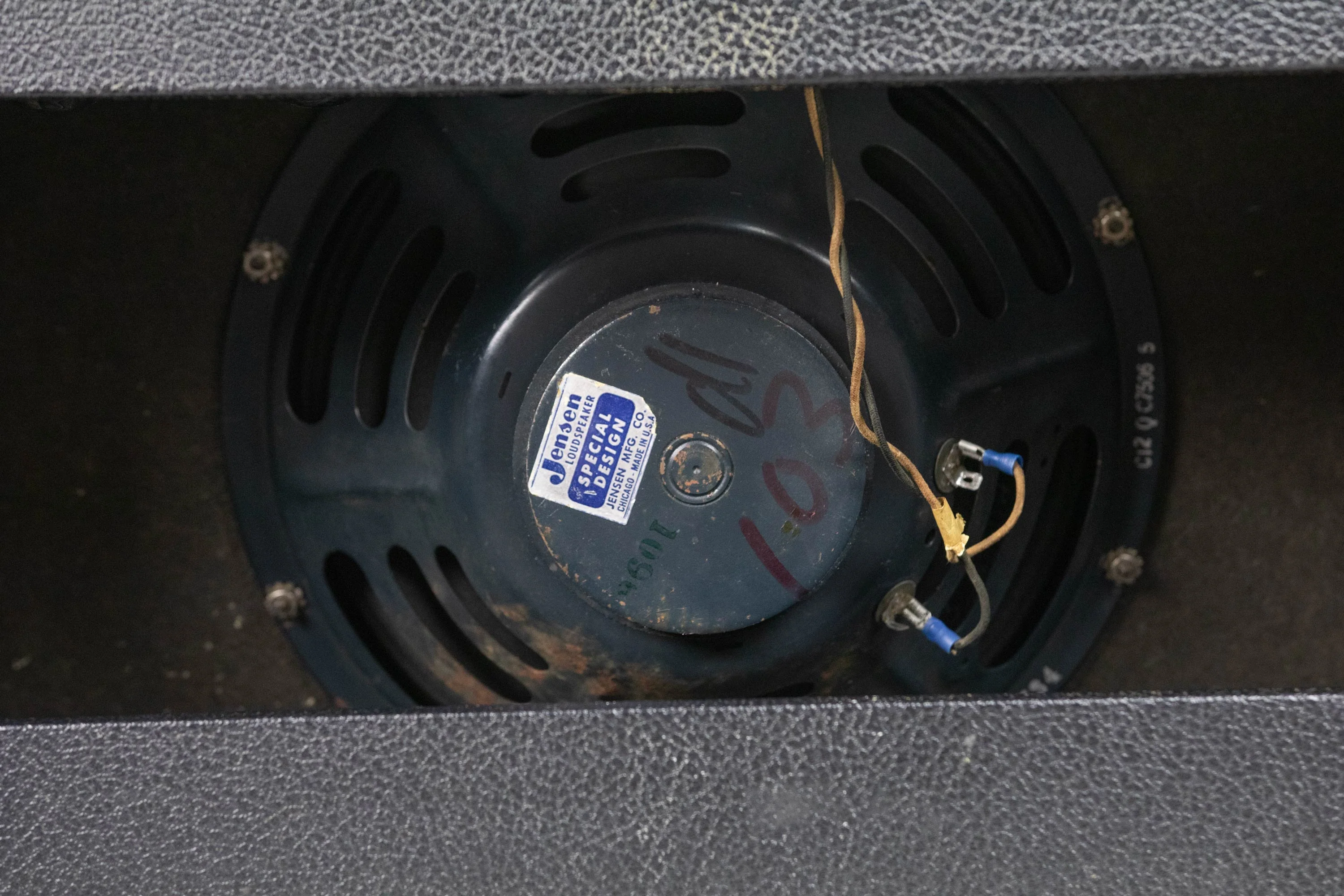 1967 Fender Deluxe Reverb, Black Panel - Image 11
