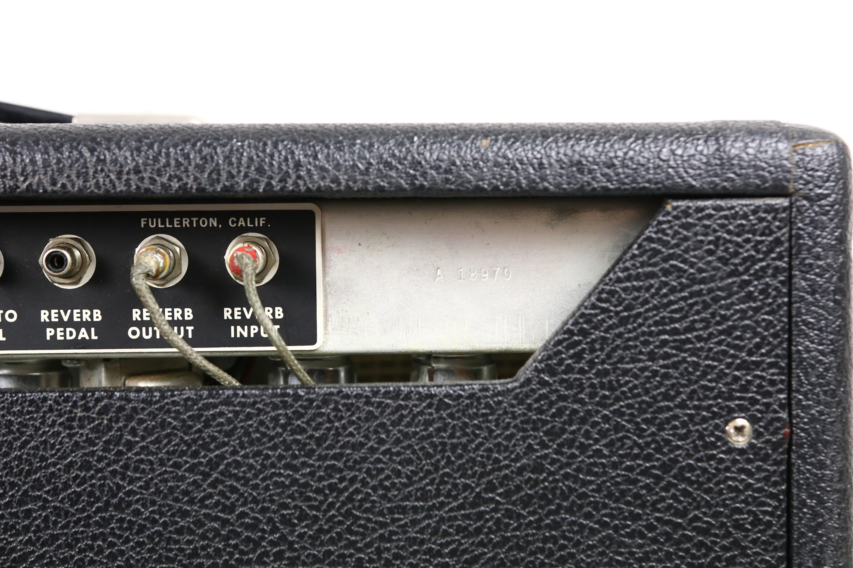 1967 Fender Deluxe Reverb, Black Panel - Image 15
