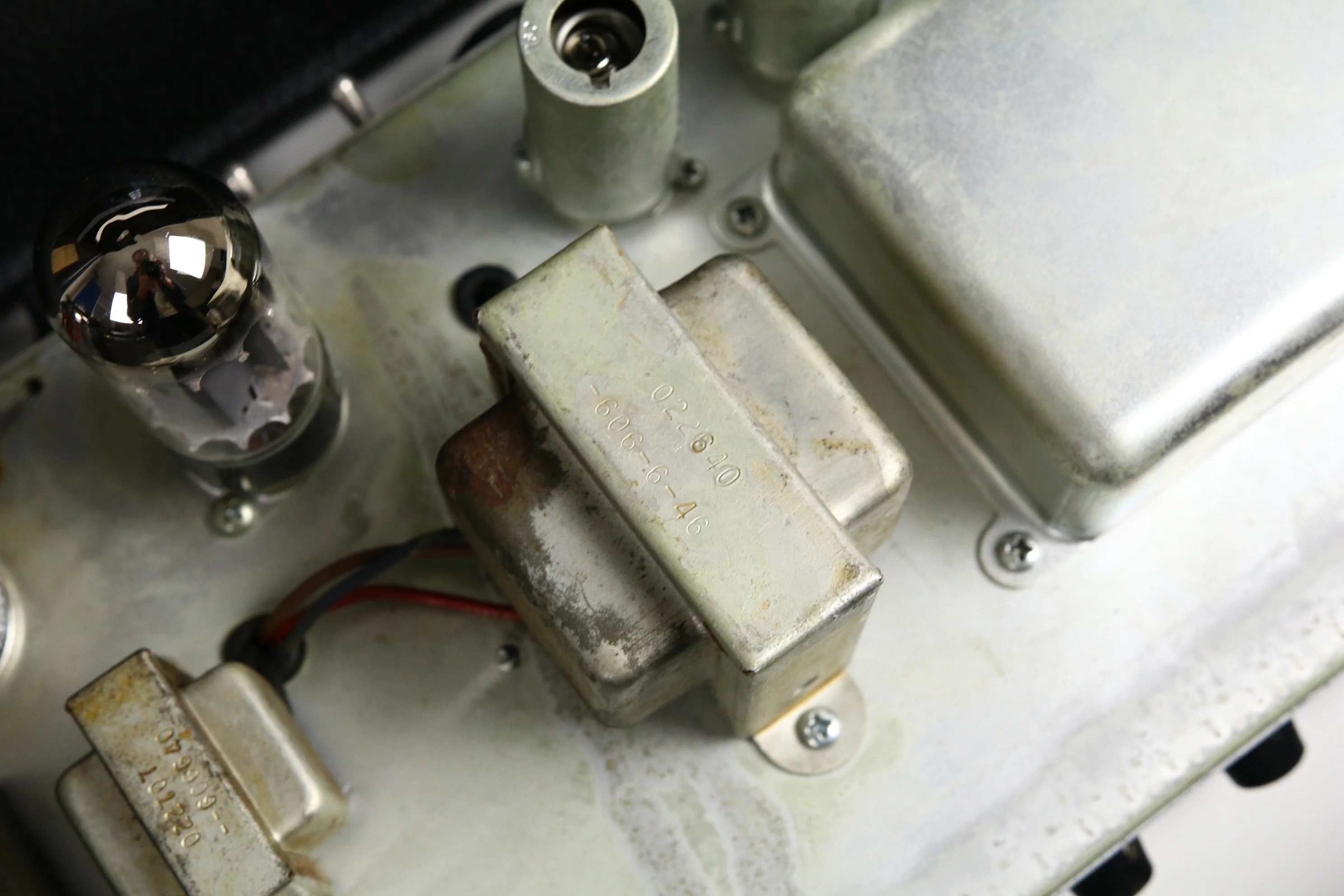 1967 Fender Deluxe Reverb, Black Panel - Image 20