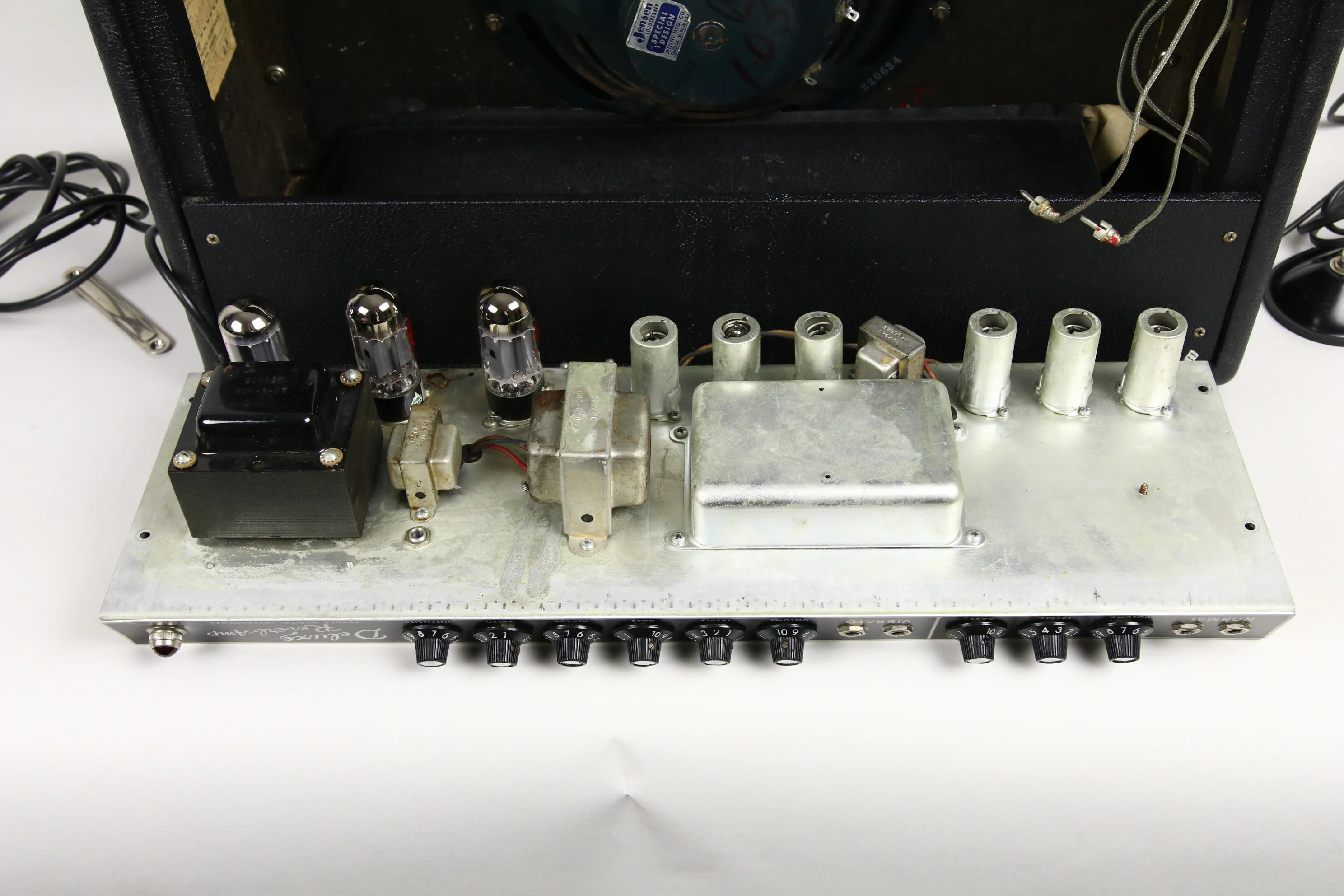 1967 Fender Deluxe Reverb, Black Panel - Image 22